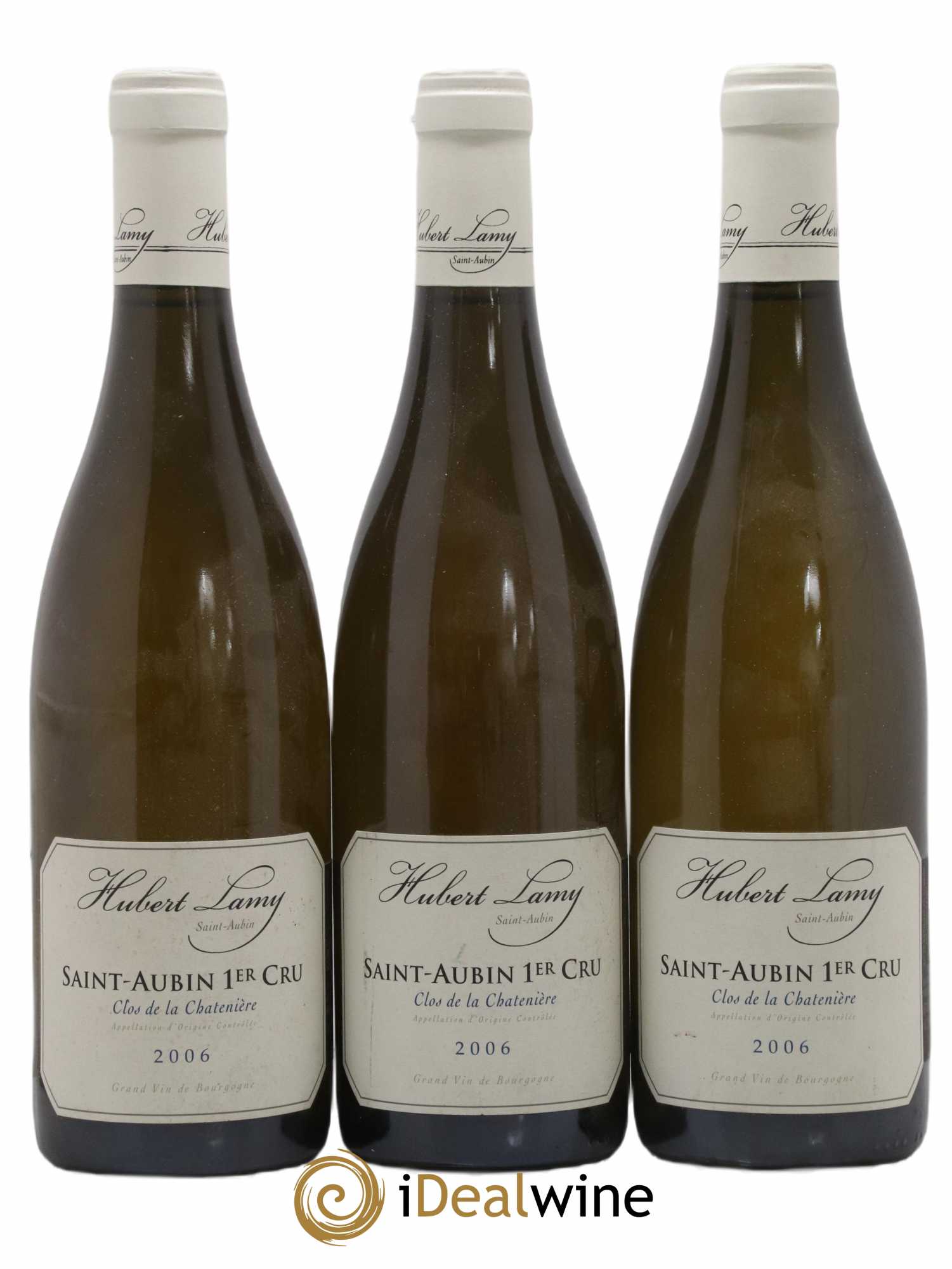 Saint-Aubin 1er Cru Clos de la Chatenière Hubert Lamy 2006 - Lot de 3 bouteilles - 0