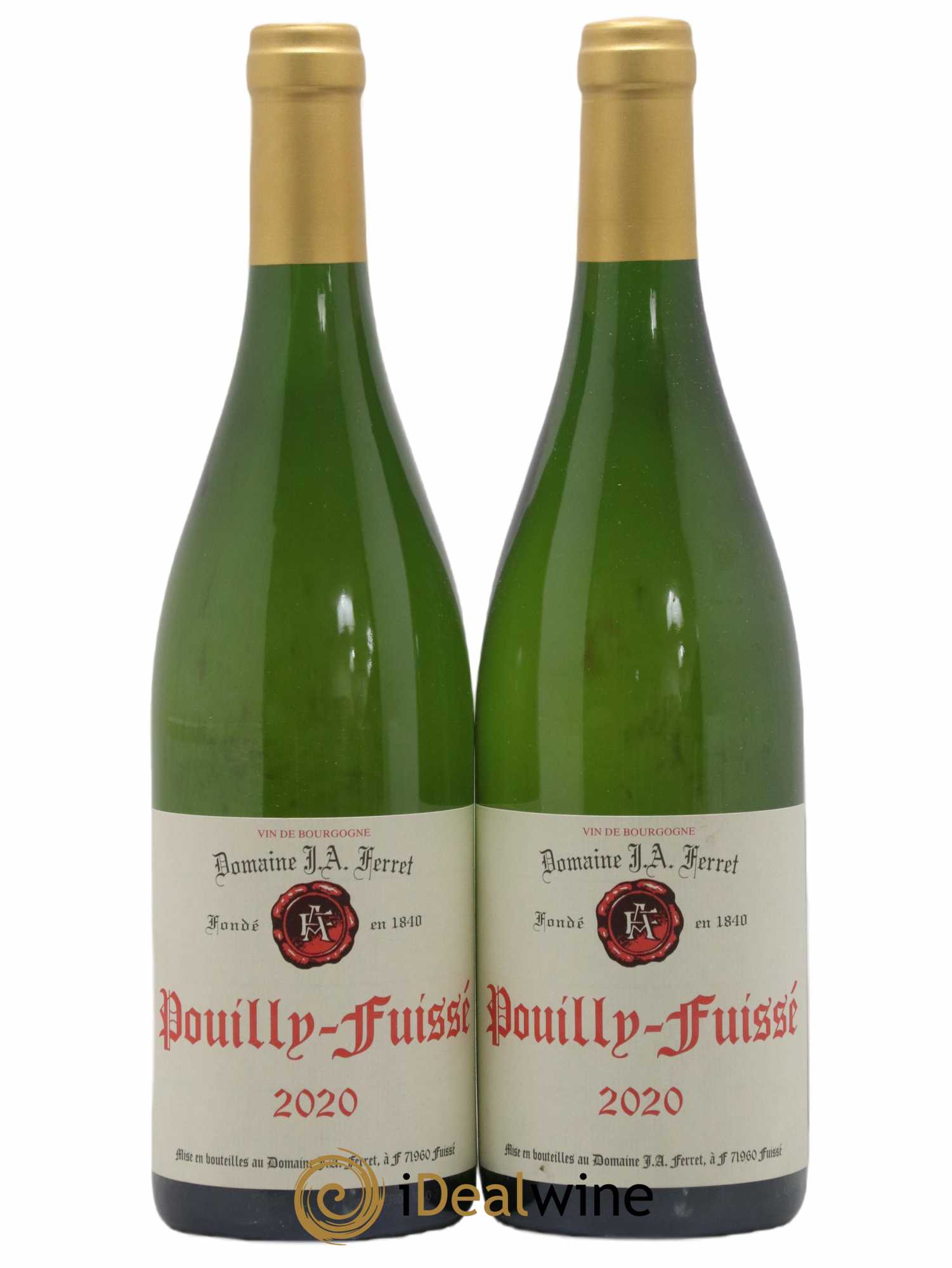Pouilly-Fuissé J.A. Ferret (Domaine) 2020 - Lot de 2 bouteilles - 0