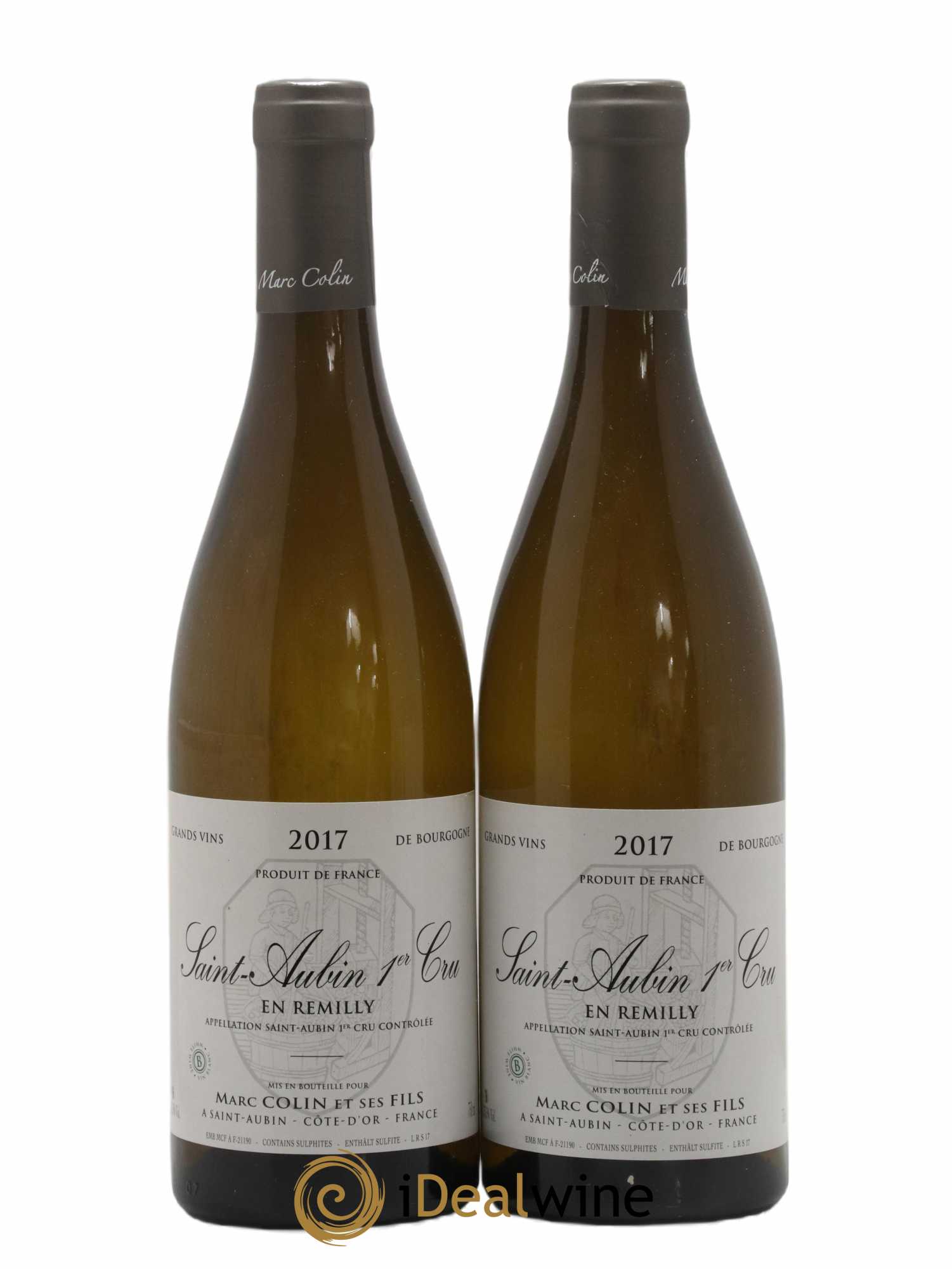 Saint-Aubin 1er Cru En Rémilly Marc Colin & Fils 2017 - Lot de 2 bouteilles - 0
