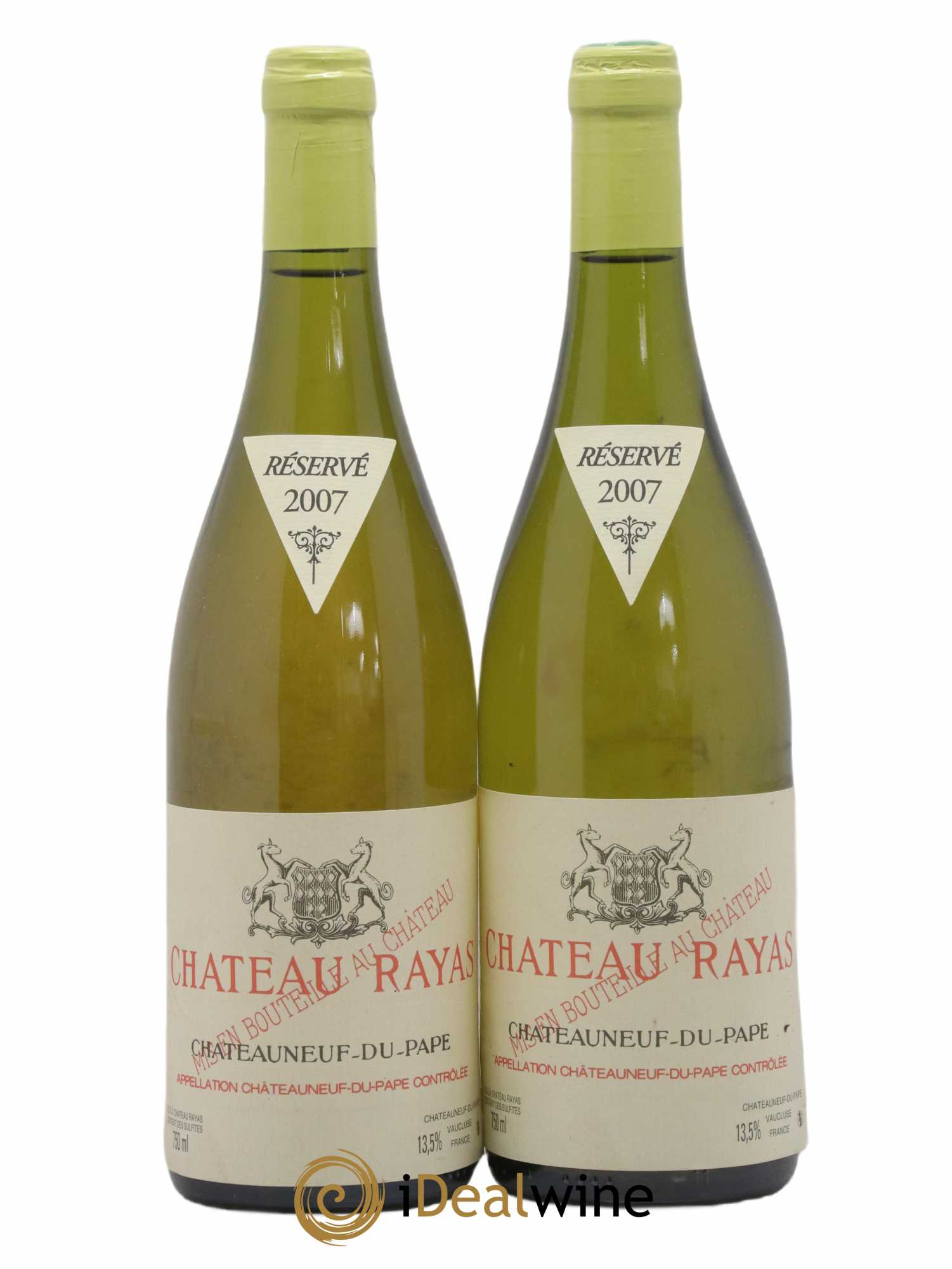 Châteauneuf-du-Pape Château Rayas Emmanuel Reynaud 2007 - Lot de 2 bouteilles - 0