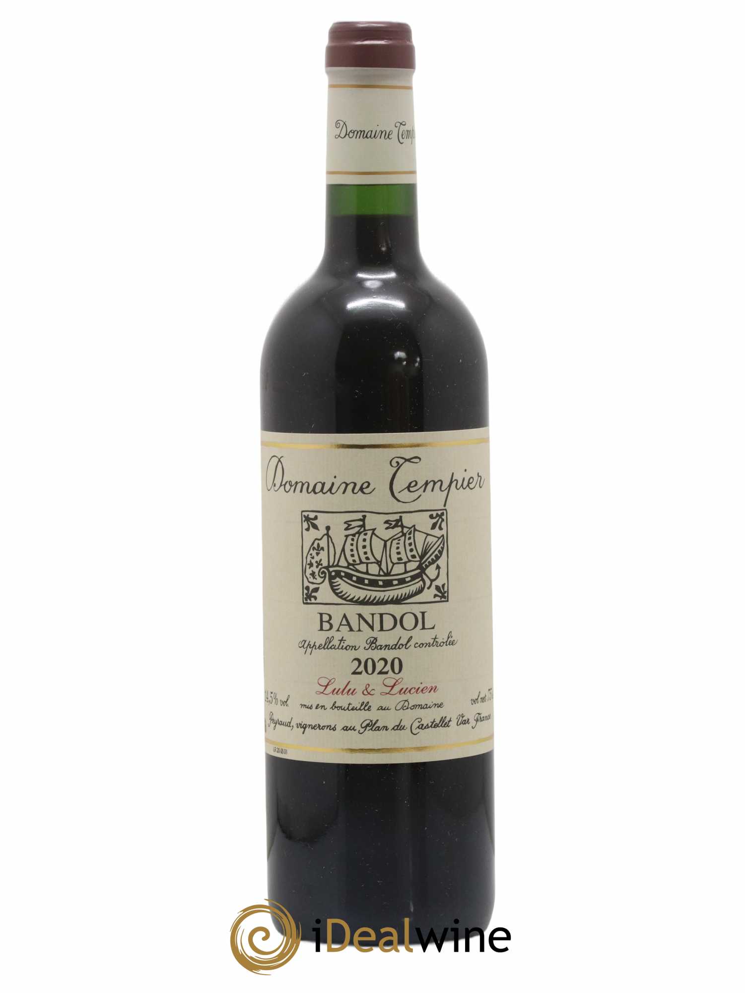 Bandol Domaine Tempier Lulu et Lucien Famille Peyraud 2020 - Lot de 1 bouteille - 0
