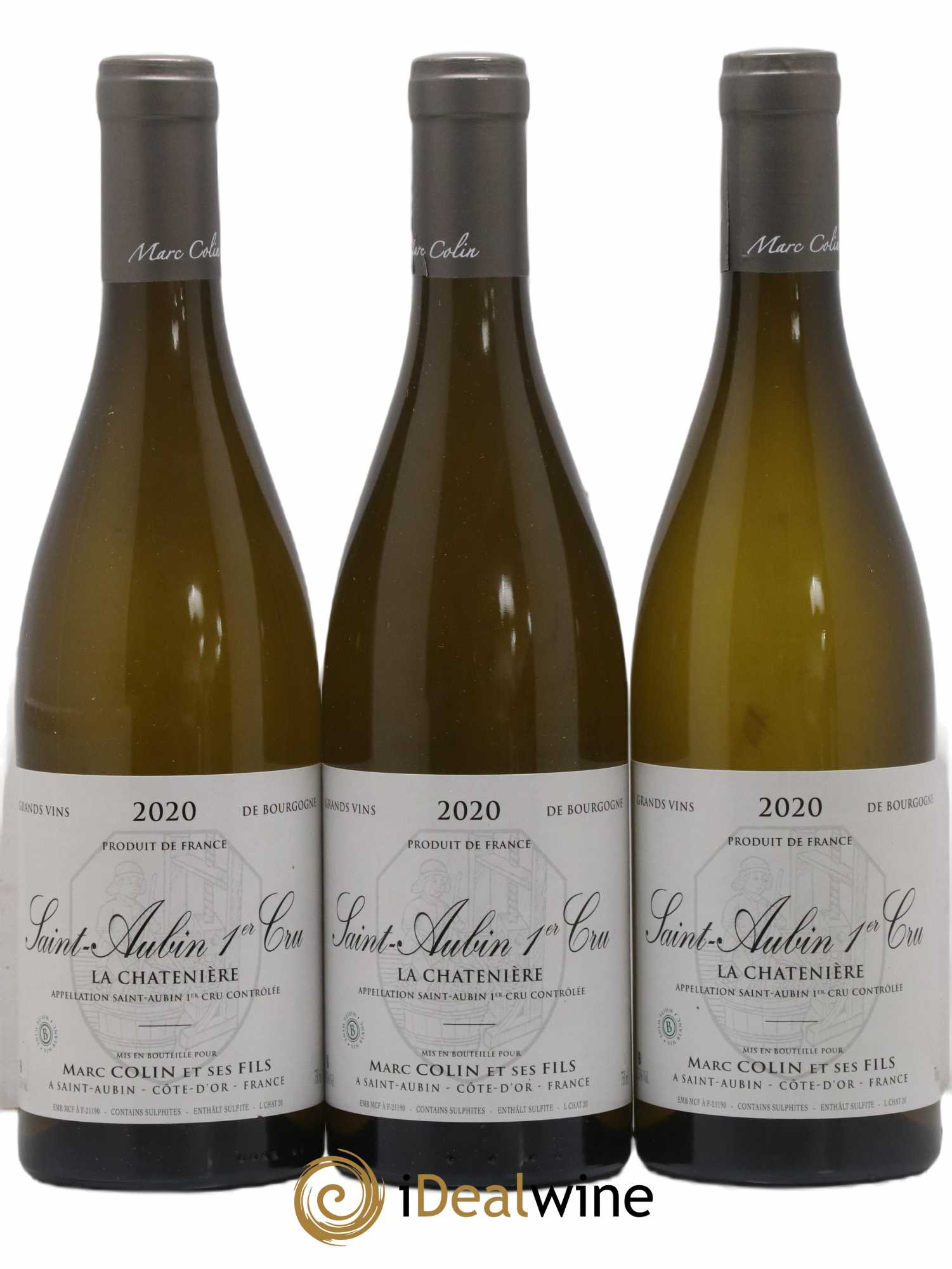 Saint-Aubin 1er Cru La Chatenière Marc Colin & Fils 2020 - Lot de 3 bouteilles - 0