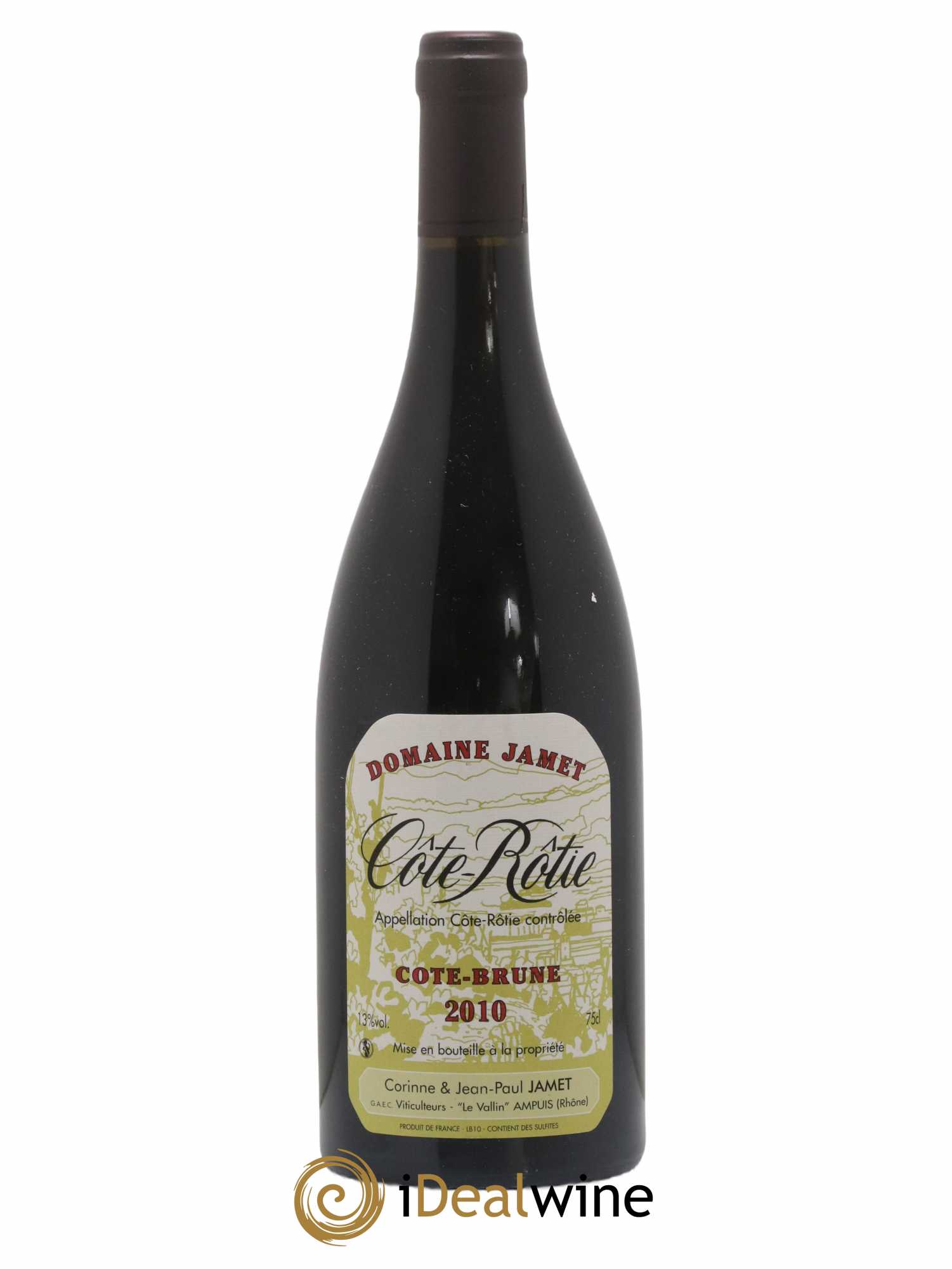 Côte-Rôtie Côte Brune Jamet (Domaine) 2010 - Lot de 1 bouteille - 0