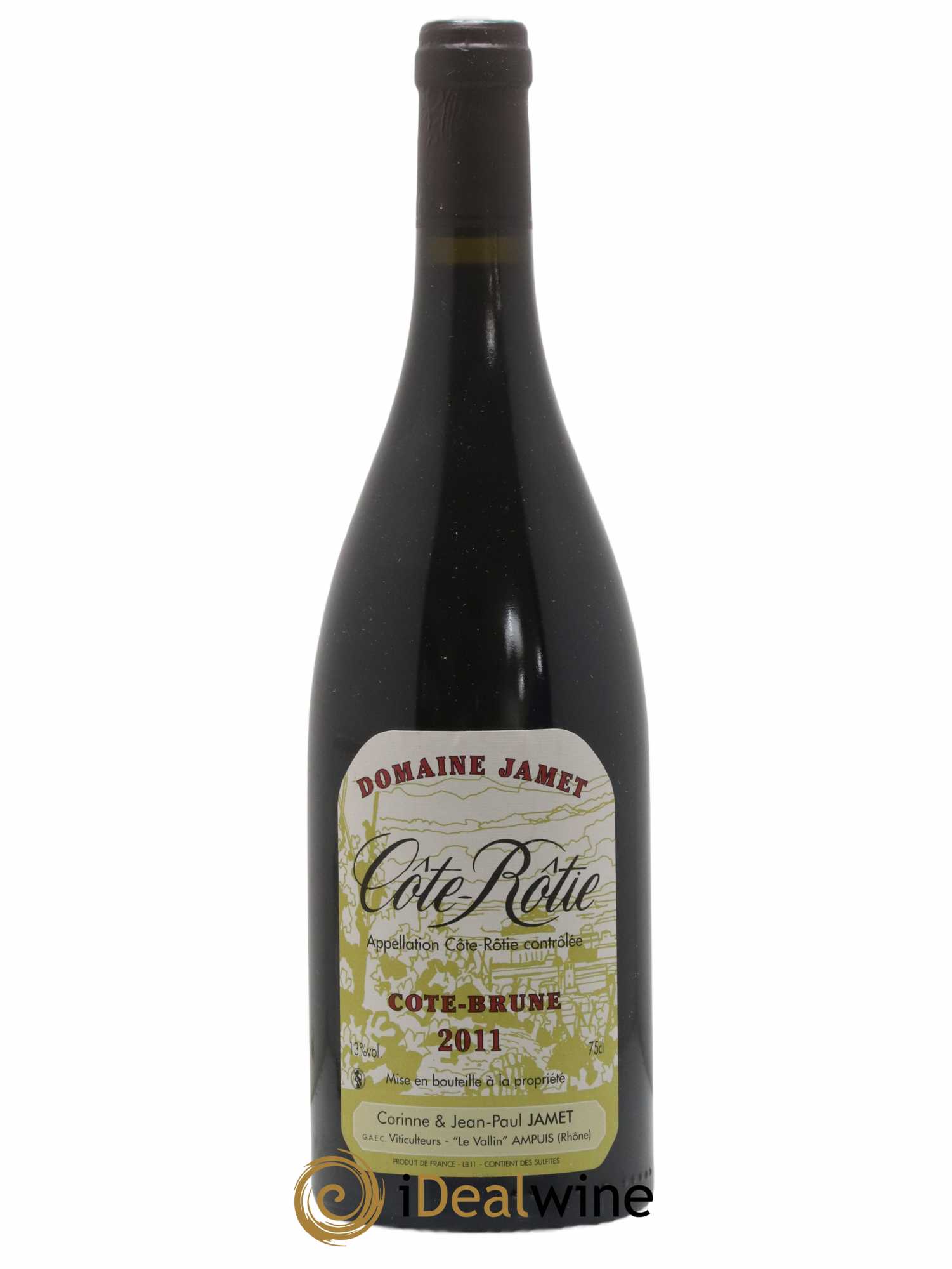 Côte-Rôtie Côte Brune Jamet (Domaine) 2011 - Lot de 1 bouteille - 0
