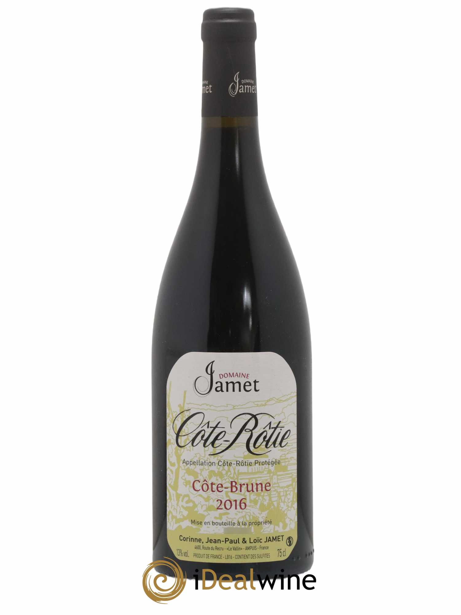 Côte-Rôtie Côte Brune Jamet (Domaine) 2016 - Lot de 1 bouteille - 0