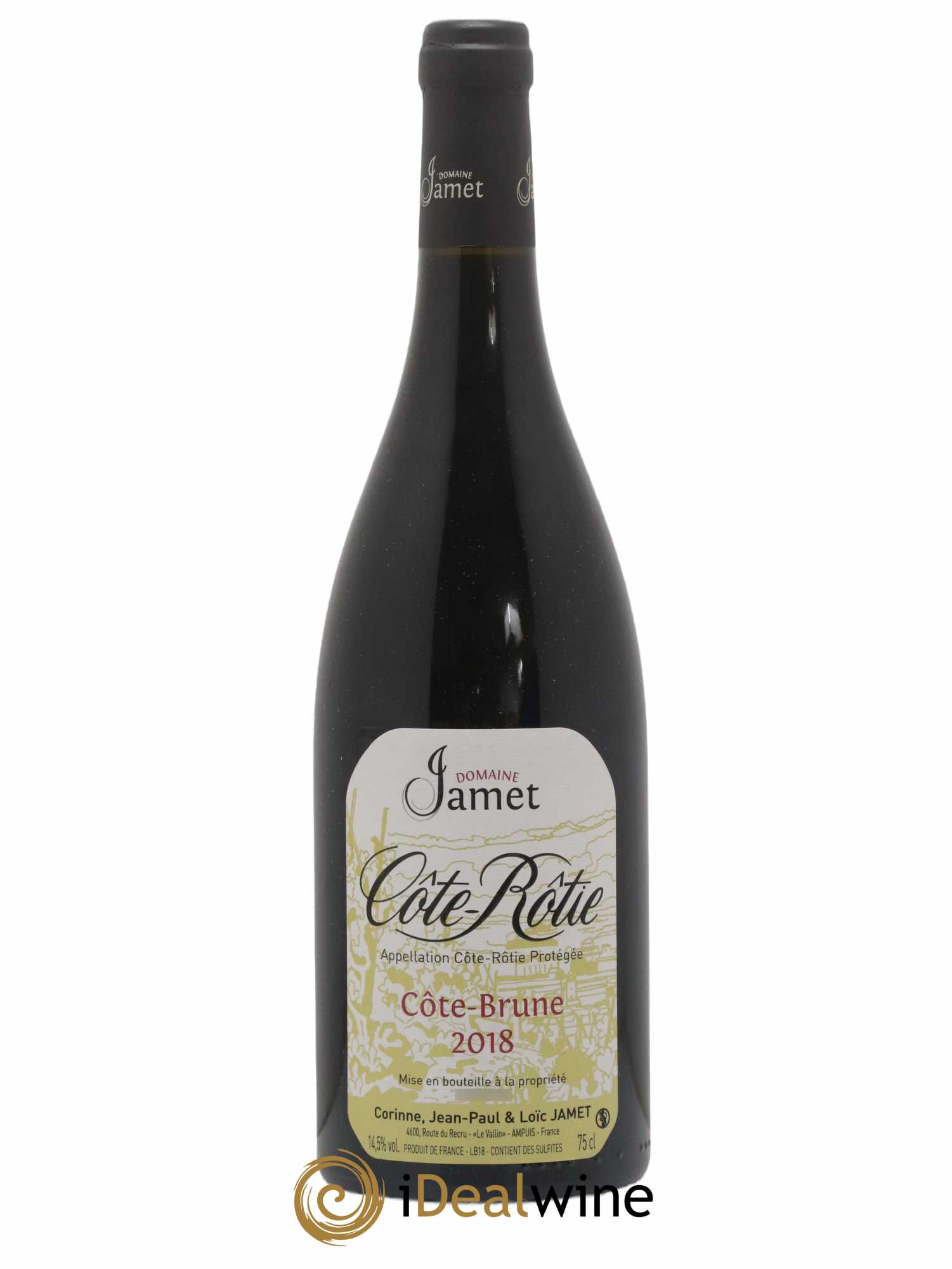 Côte-Rôtie Côte Brune Jamet (Domaine) 2018 - Lot de 1 bouteille - 0