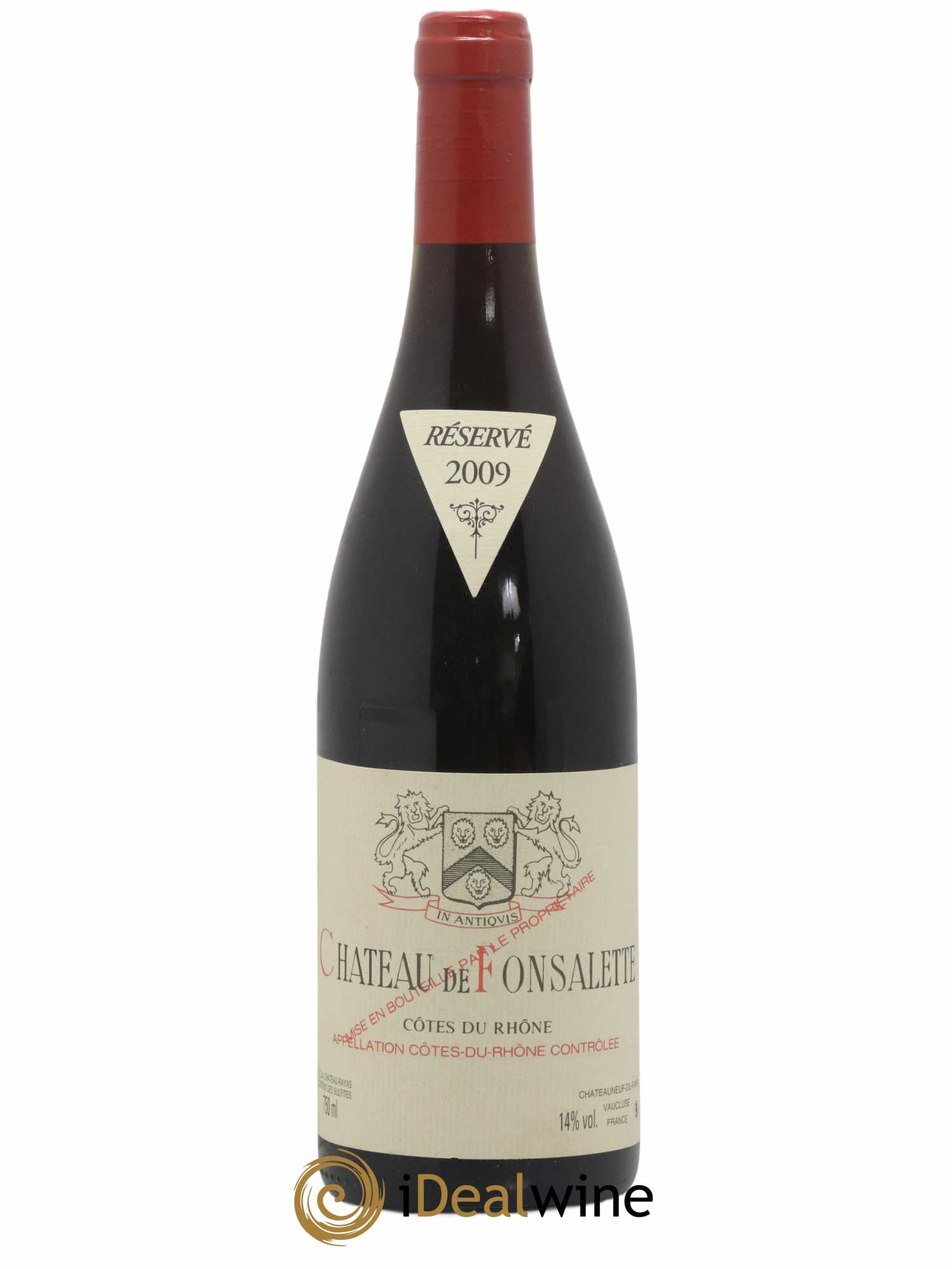 Côtes-du-Rhône Château de Fonsalette Emmanuel Reynaud 2009 - Lot de 1 bouteille - 0