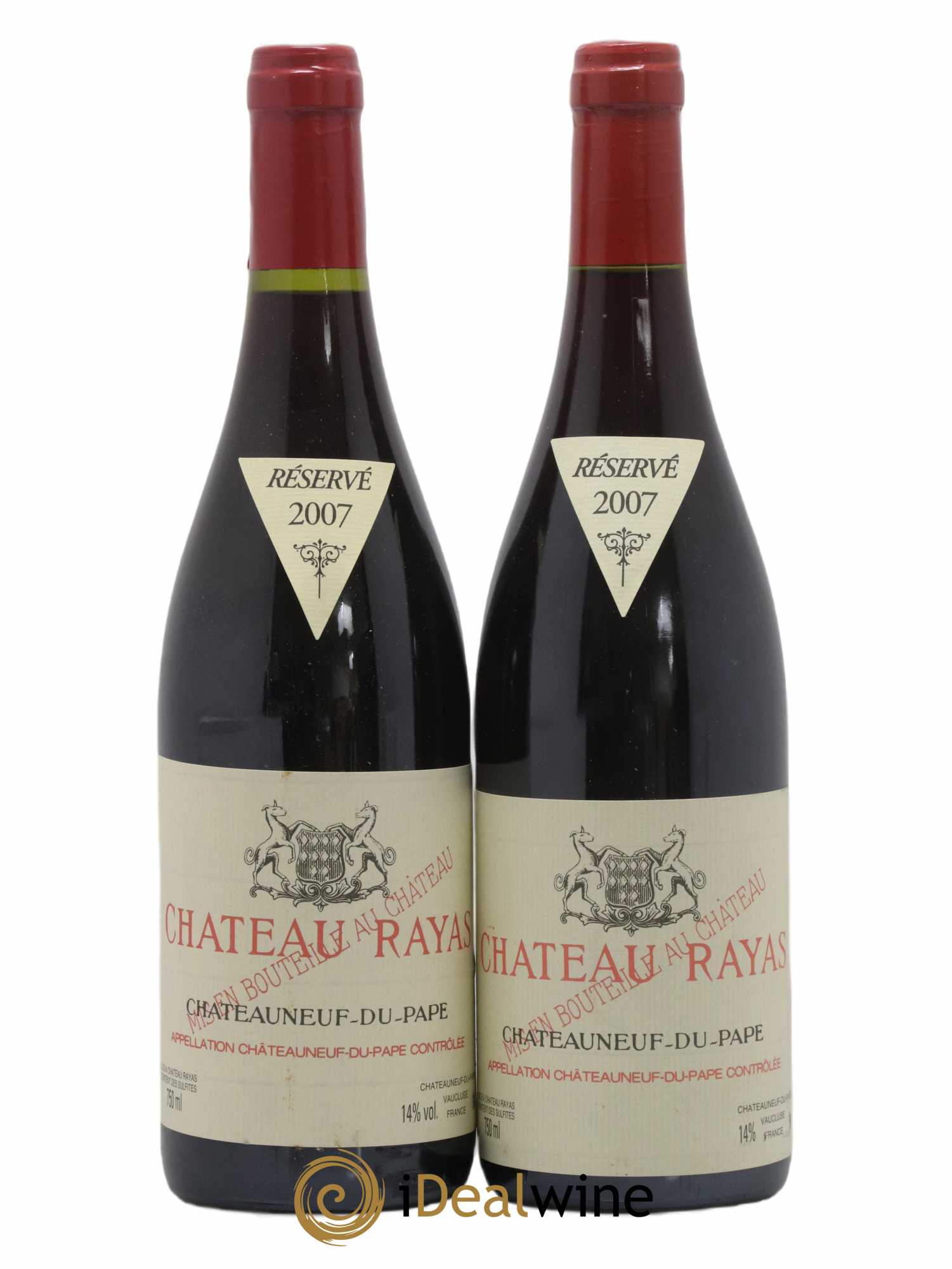 Châteauneuf-du-Pape Château Rayas Emmanuel Reynaud 2007 - Lot de 2 bouteilles - 0