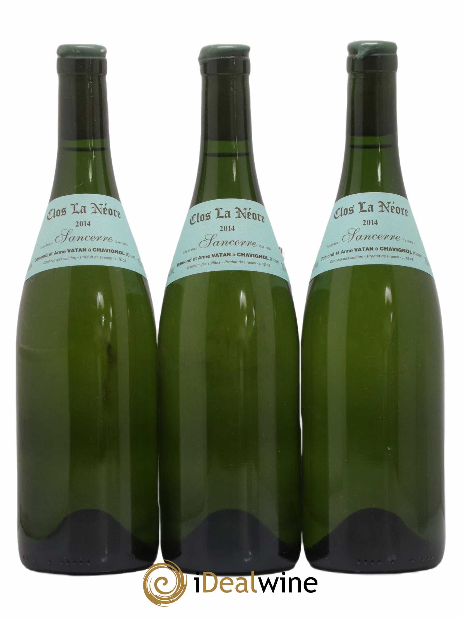 Sancerre Clos la Neore Edmond Vatan 2014 - Lot de 3 bouteilles - 0