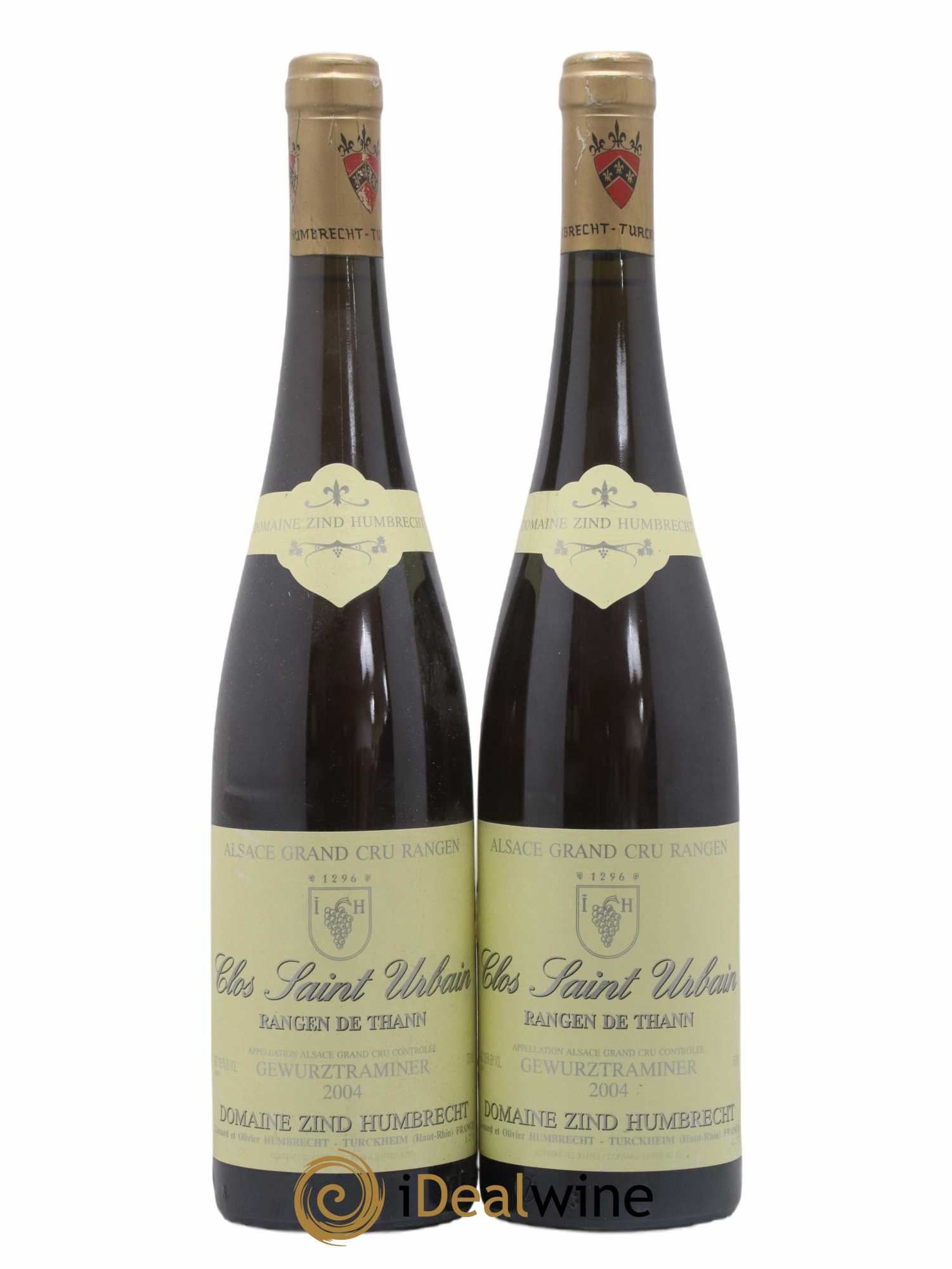 Alsace Gewurztraminer Grand Cru Rangen de Thann Clos Saint Urbain Zind-Humbrecht (Domaine) 2004 - Lot de 2 bouteilles - 0