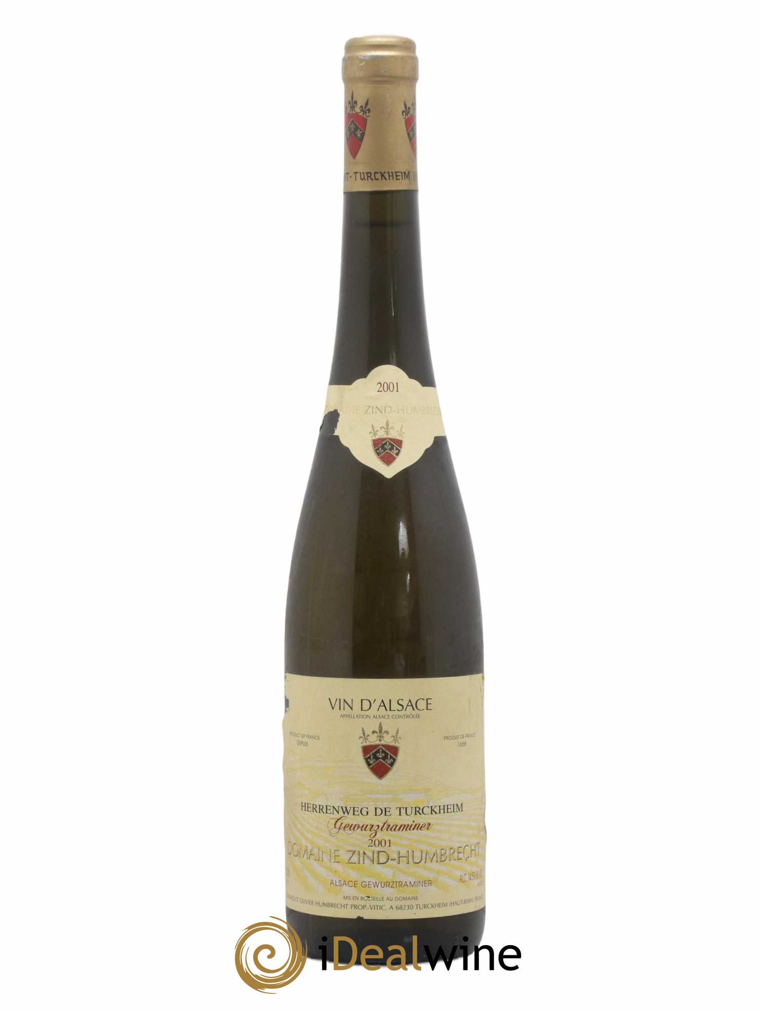 Alsace Gewurztraminer Herrenweg de Turckheim Zind-Humbrecht (Domaine) 2001 - Lot de 1 bouteille - 0