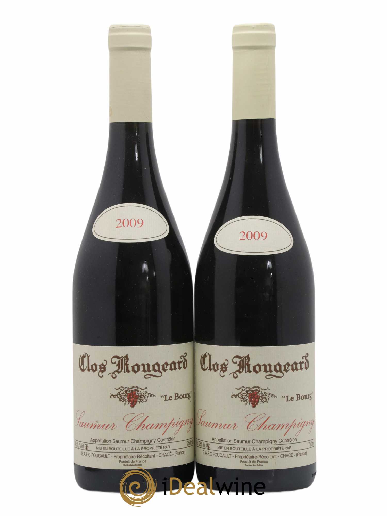 Saumur-Champigny Le Bourg Clos Rougeard 2009 - Lot of 2 bottles - 0