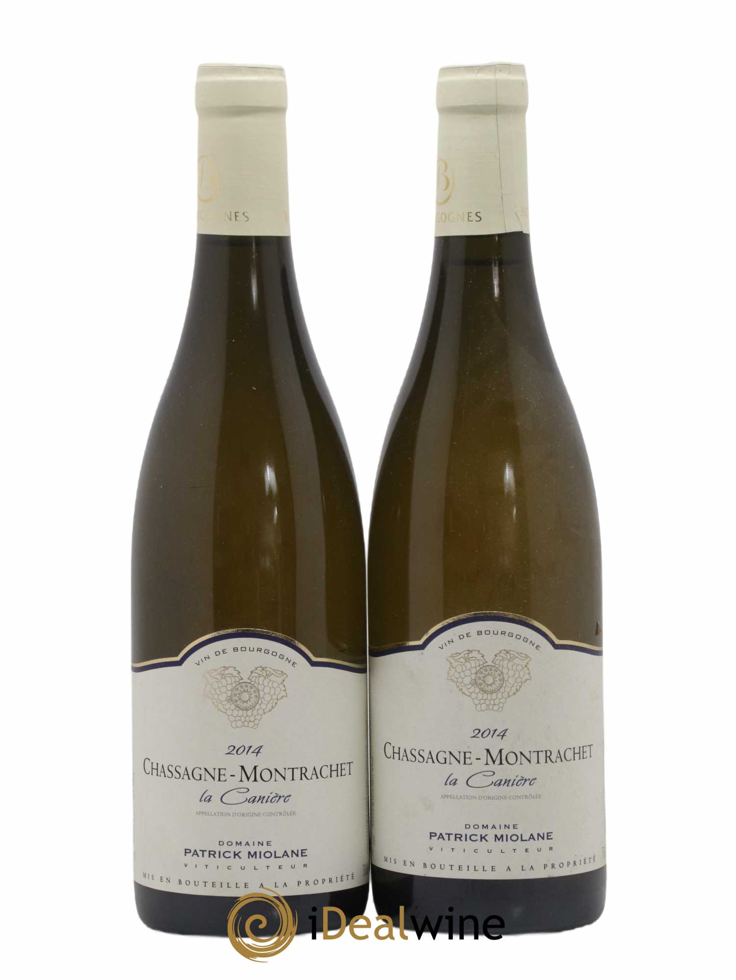 Chassagne-Montrachet La Canière Patrick Miolane 2014 - Lotto di 2 bottiglie - 0