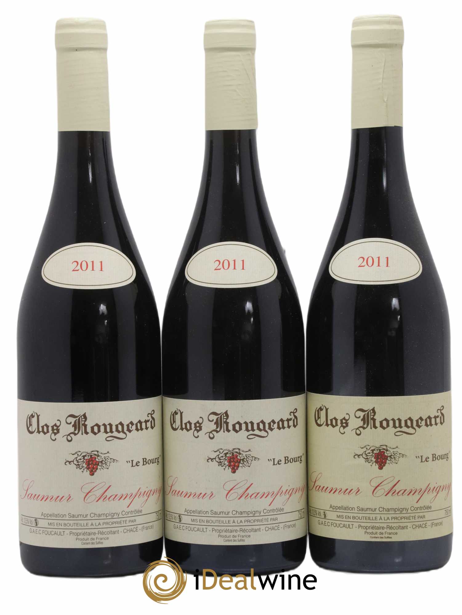 Saumur-Champigny Le Bourg Clos Rougeard 2011 - Lot de 3 bouteilles - 0