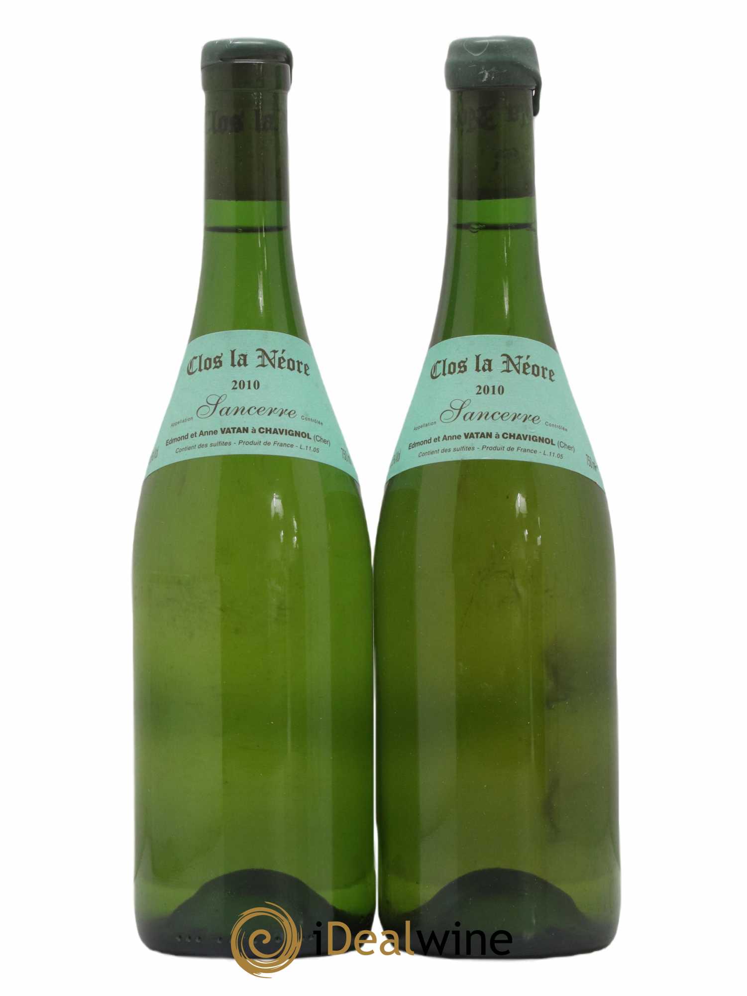 Sancerre Clos la Neore Edmond Vatan 2010 - Lot de 2 bouteilles - 0