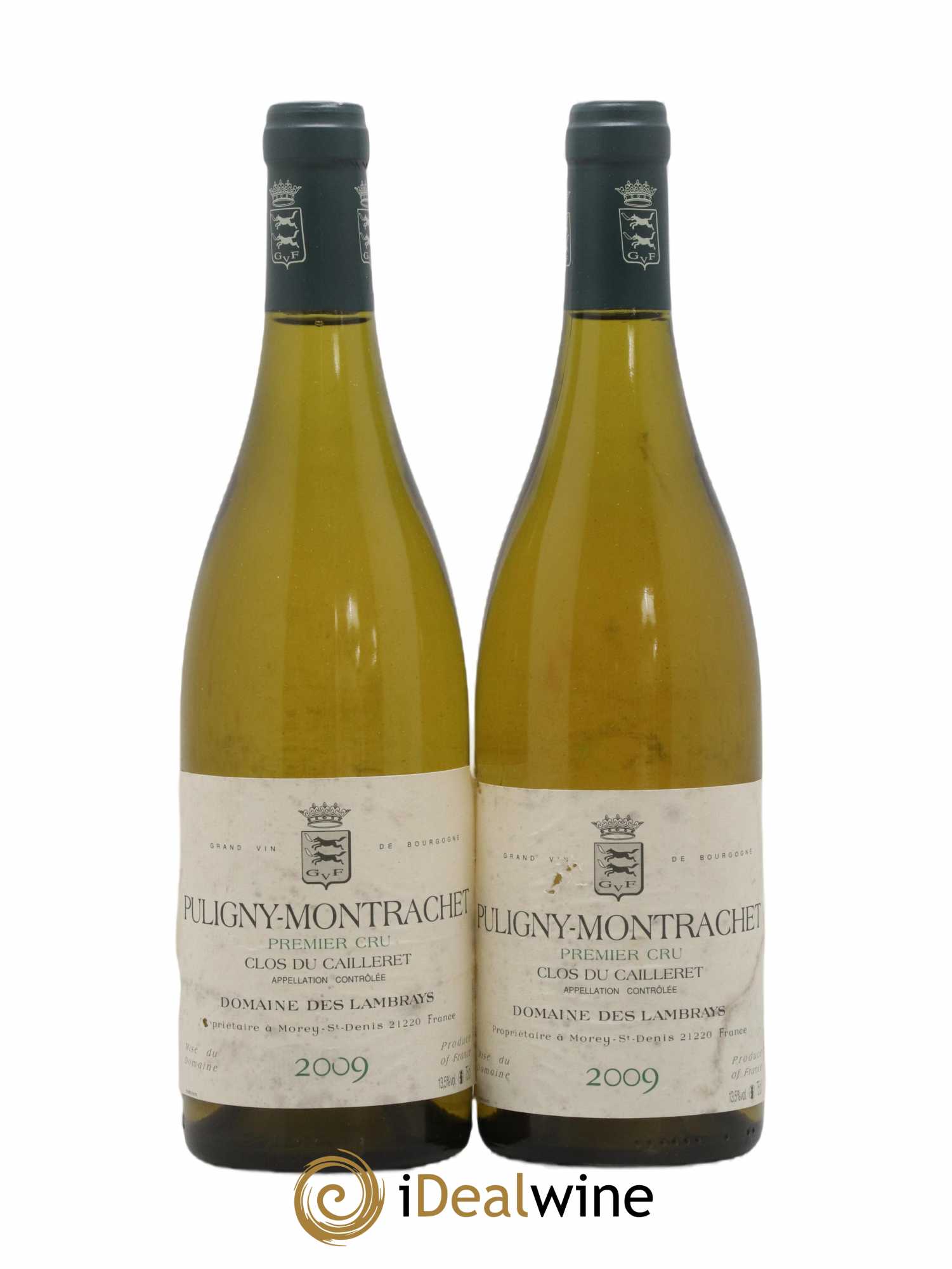 Puligny-Montrachet 1er Cru Clos du Cailleret Domaine des Lambrays 2009 - Lot de 2 bouteilles - 0