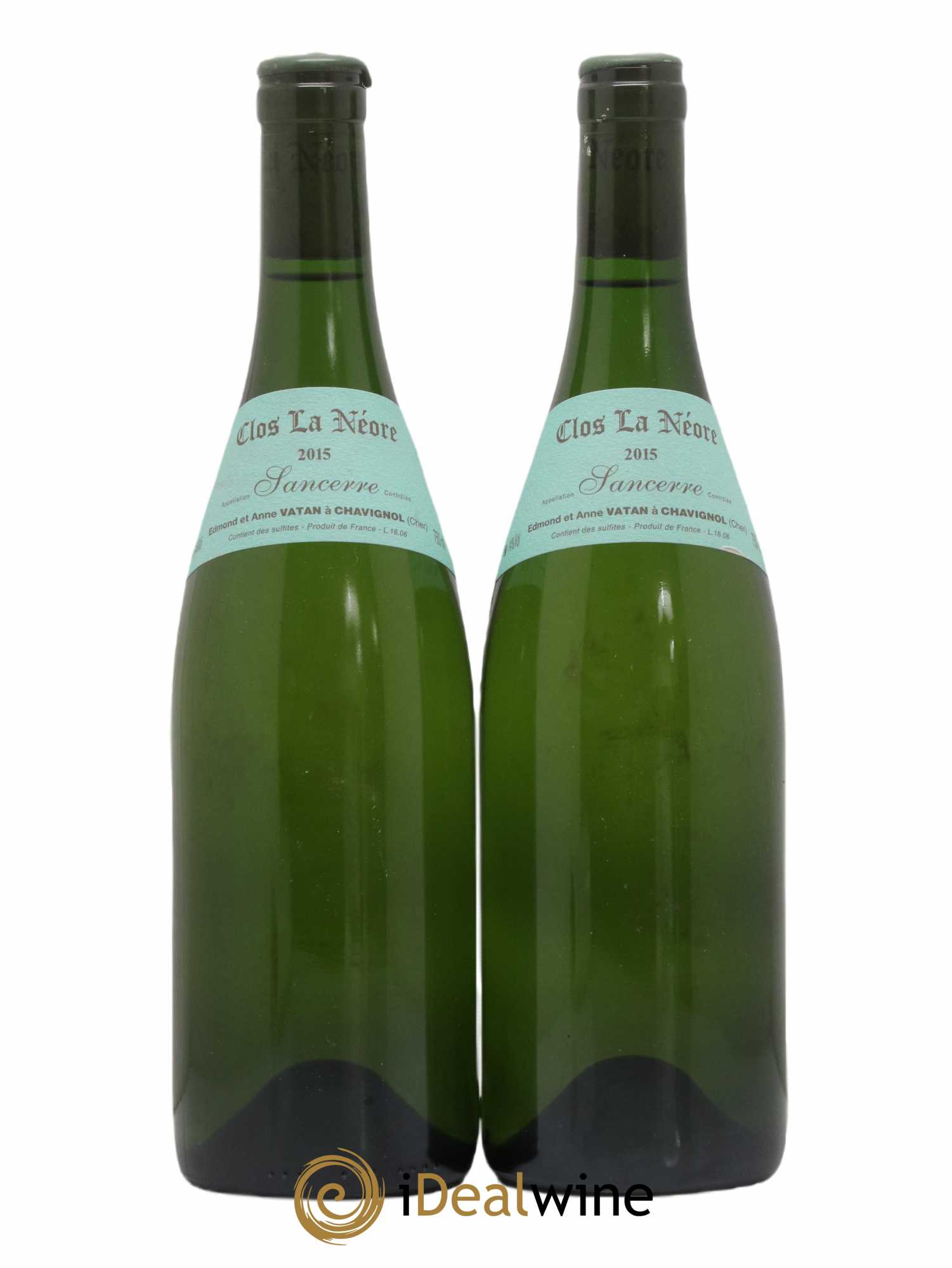 Sancerre Clos la Neore Edmond Vatan 2015 - Lot de 2 bouteilles - 0