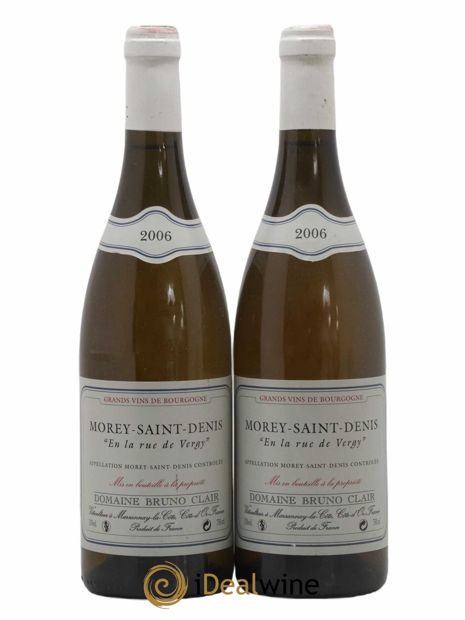 Morey-Saint-Denis En la Rue de Vergy Bruno Clair (Domaine) 2006 - Posten von 2 Flaschen - 0
