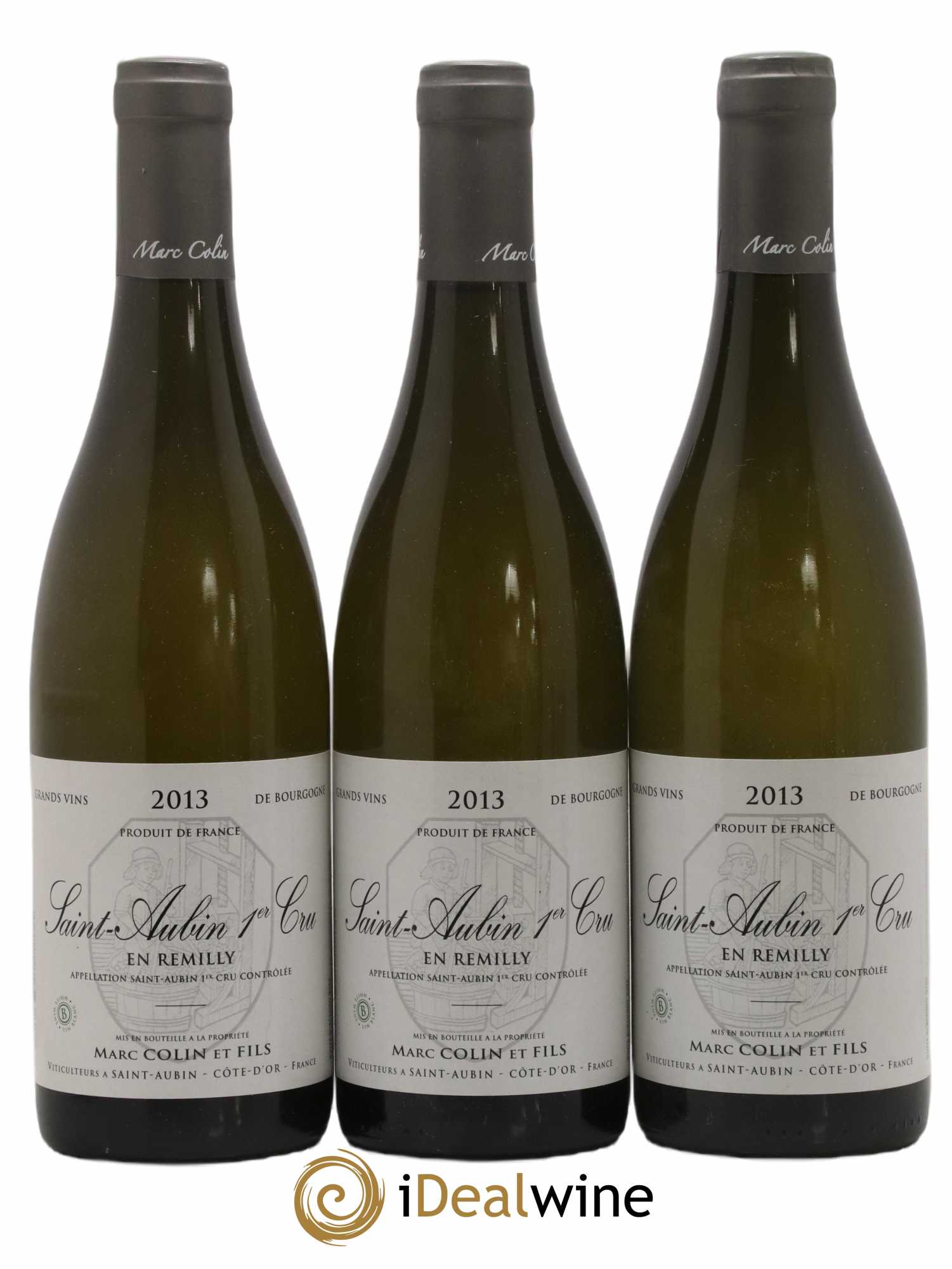 Saint-Aubin 1er Cru En Rémilly Marc Colin & Fils 2013 - Lot de 3 bouteilles - 0