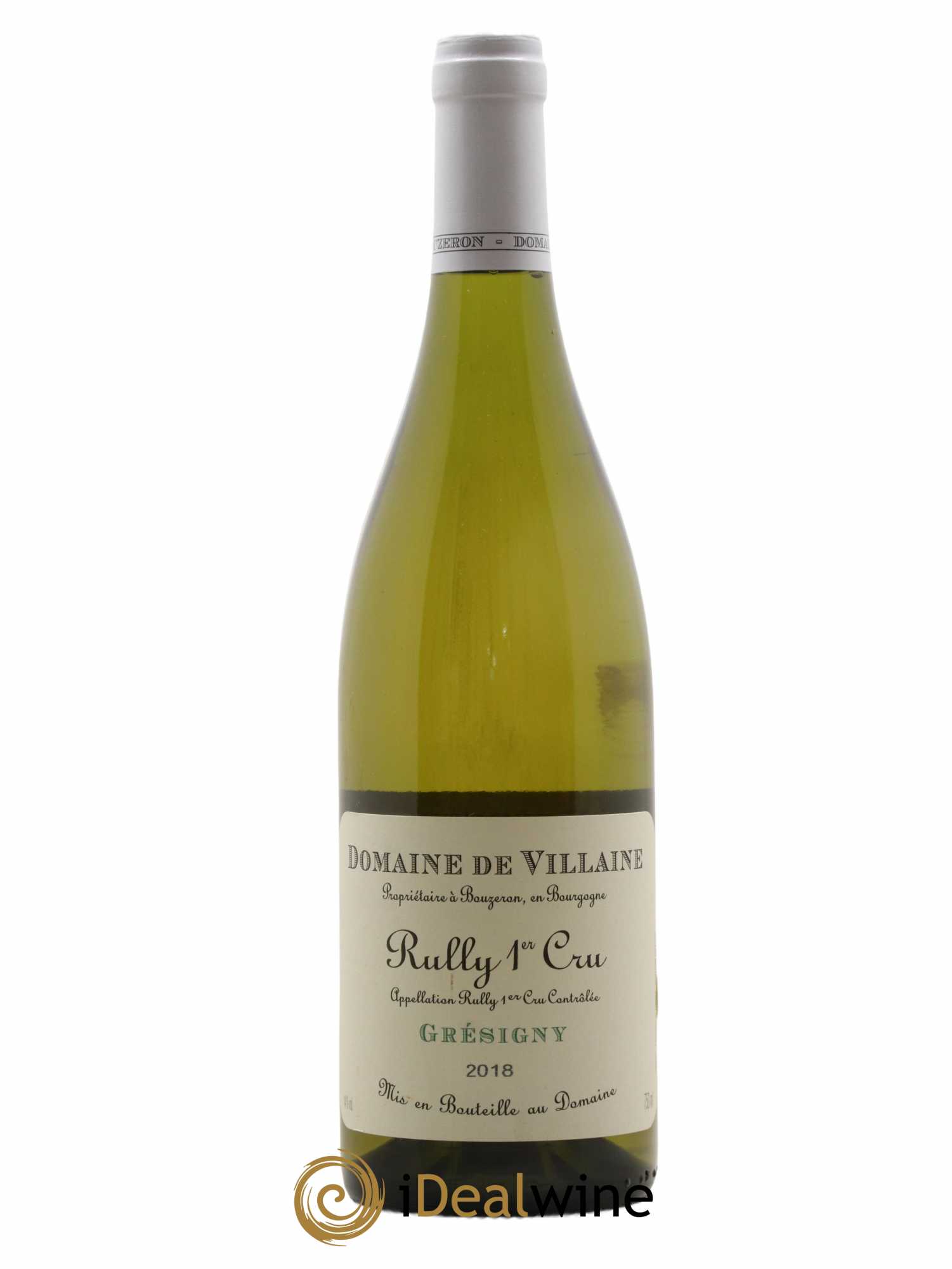 Rully 1er Cru Grésigny Domaine de Villaine 2018 - Lot de 1 bouteille - 0