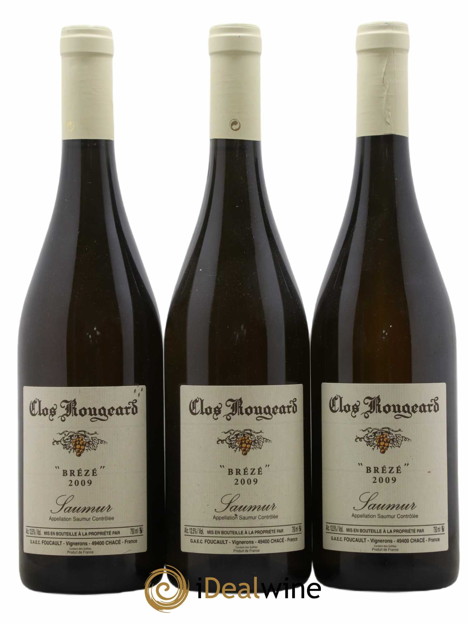 Saumur Brézé Clos Rougeard 2009 - Lot de 3 bouteilles - 0