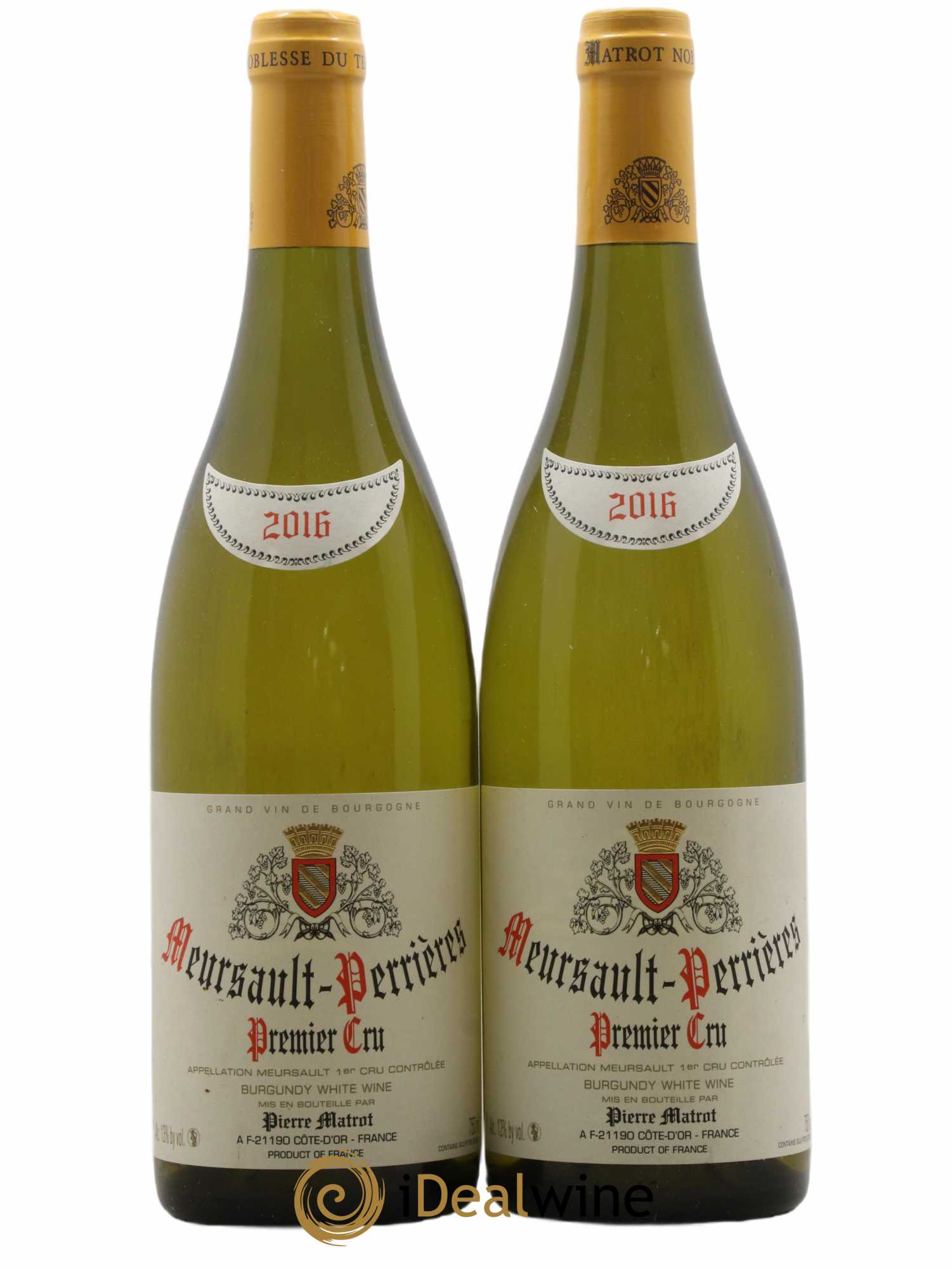 Meursault 1er Cru Perrières Matrot (Domaine) 2016 - Lot de 2 bouteilles - 0