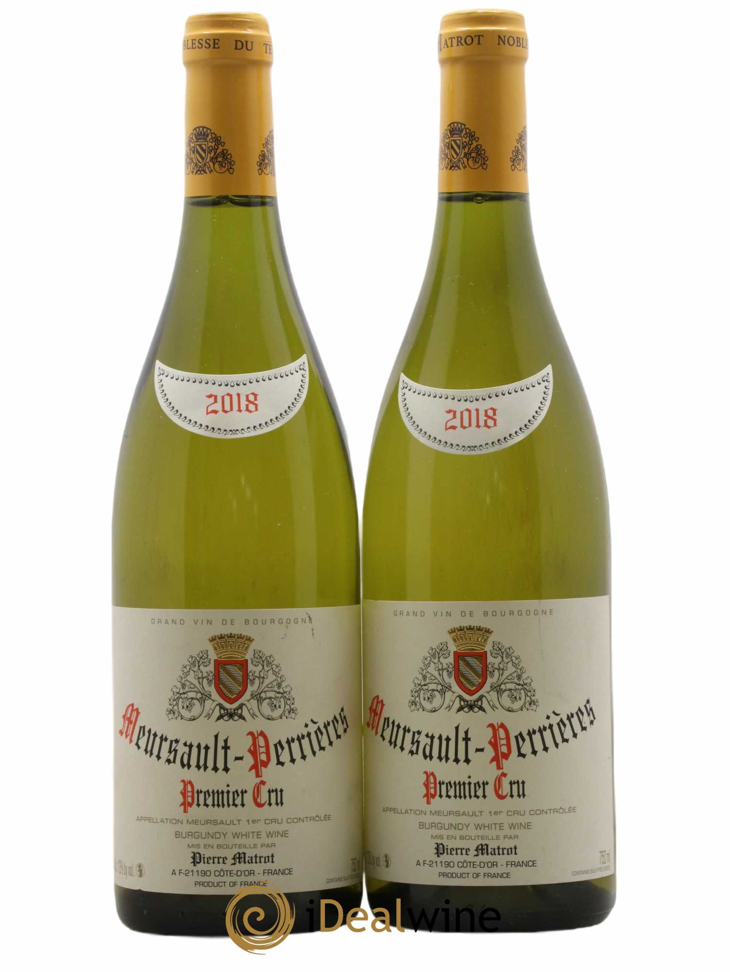 Meursault 1er Cru Perrières Matrot (Domaine) 2018 - Lot de 2 bouteilles - 0
