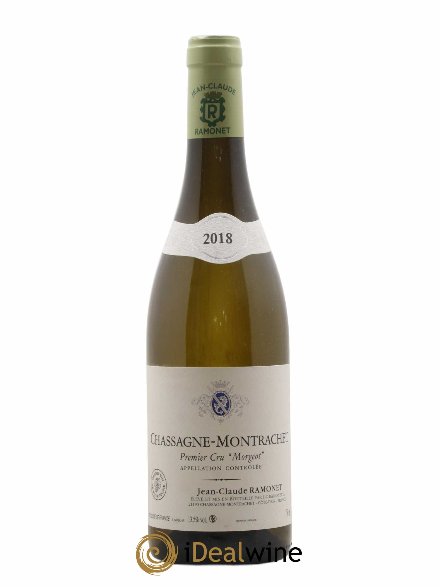 Chassagne-Montrachet 1er Cru Morgeot Ramonet (Domaine) 2018 - Lot de 1 bouteille - 0