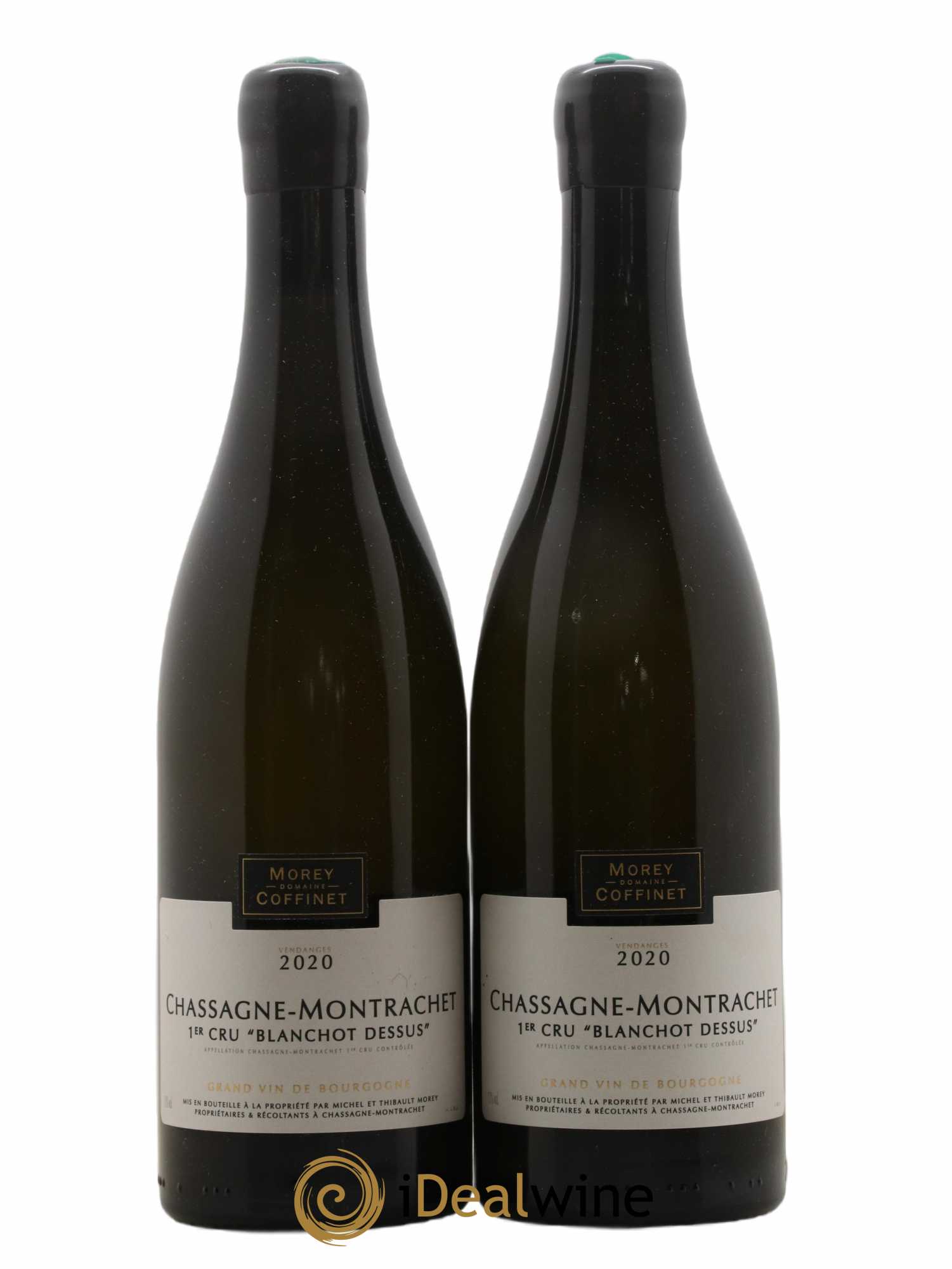 Chassagne-Montrachet 1er Cru Blanchot Dessus Morey-Coffinet (Domaine) 2020 - Lot de 2 bouteilles - 0