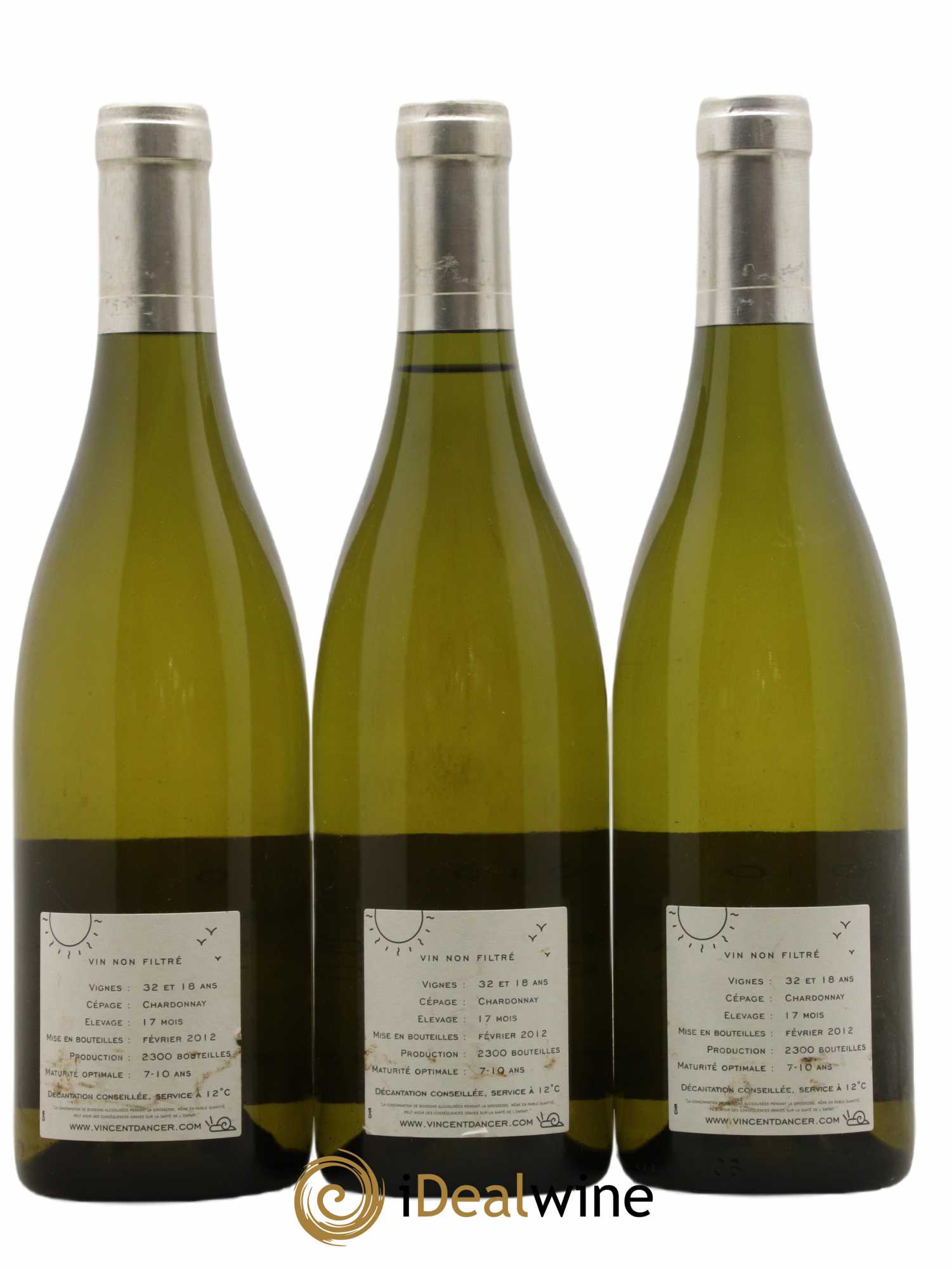 Chassagne-Montrachet 1er Cru La Romanée Vincent Dancer 2010 - Lot de 3 bouteilles - 1
