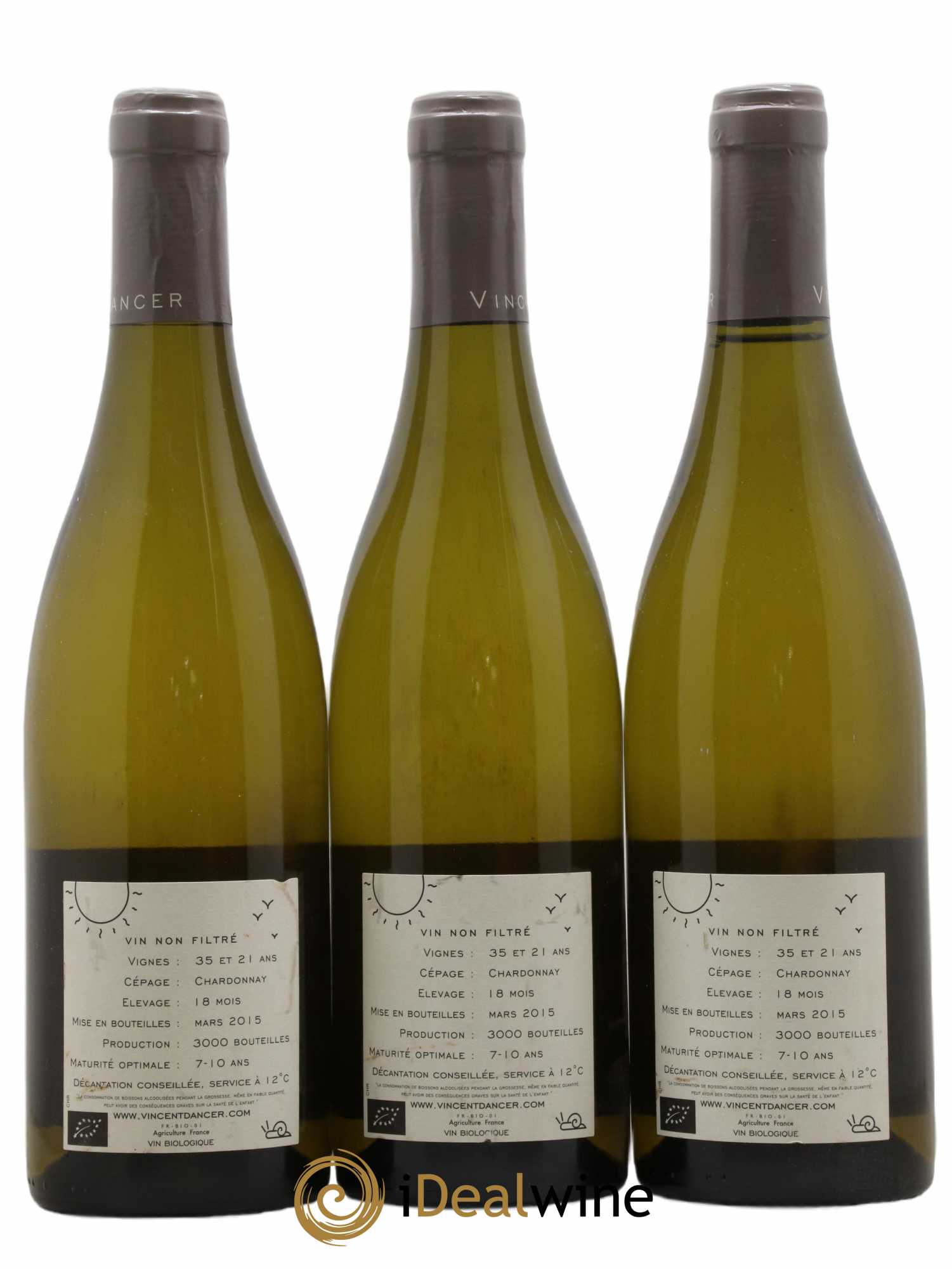 Chassagne-Montrachet 1er Cru La Romanée Vincent Dancer 2013 - Lotto di 3 bottiglie - 1