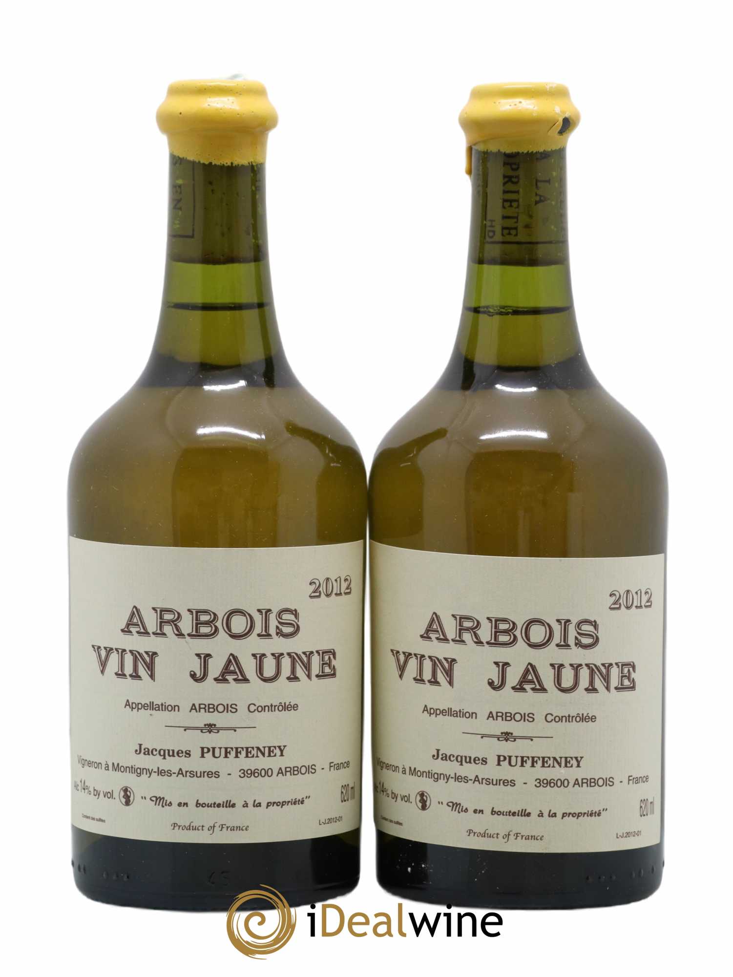 Arbois Vin Jaune Jacques Puffeney 2012 - Lot de 2 bouteilles - 0