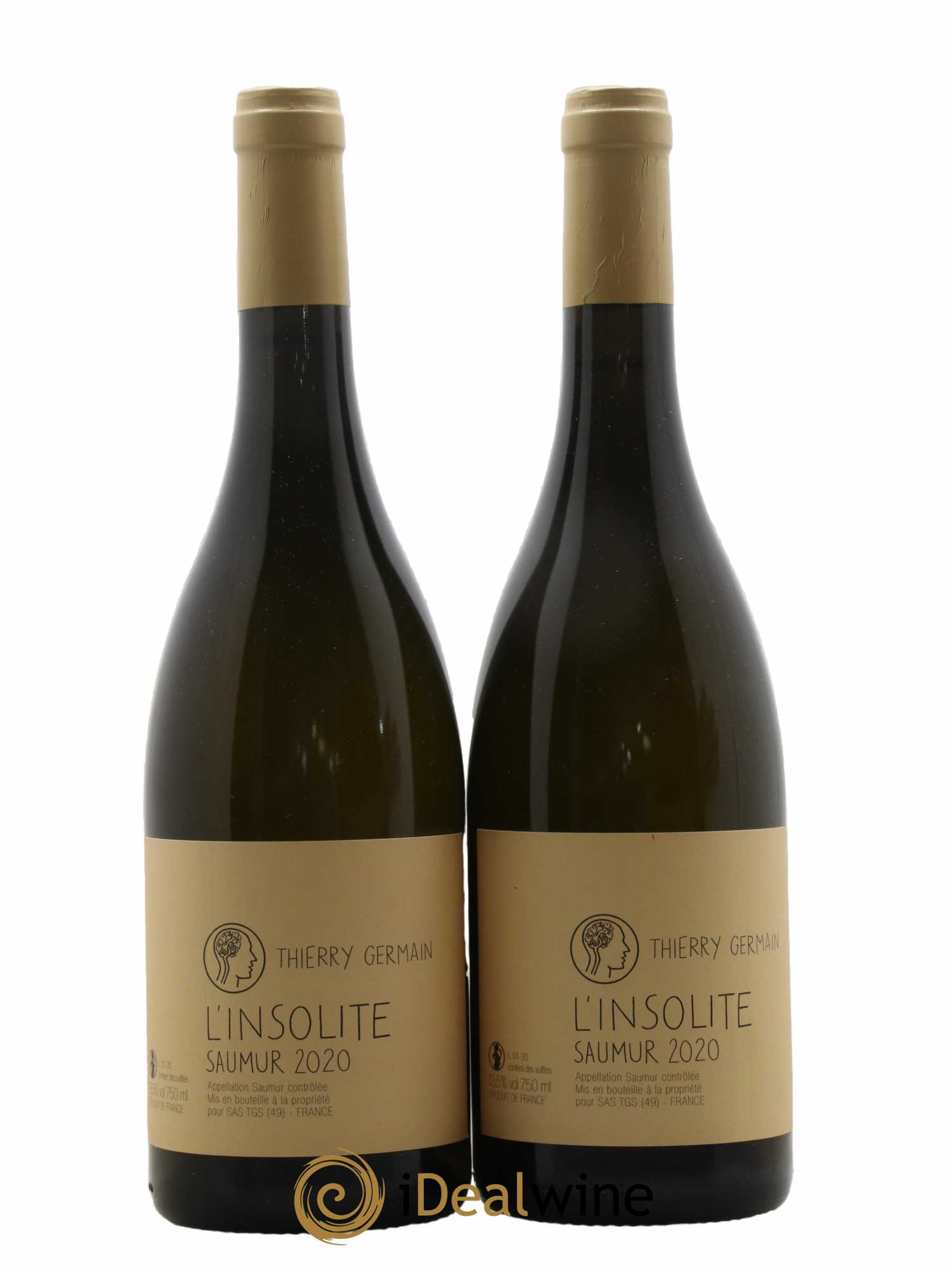 Saumur Insolite Domaine des Roches Neuves - Thierry Germain 2020 - Lot of 2 bottles - 0