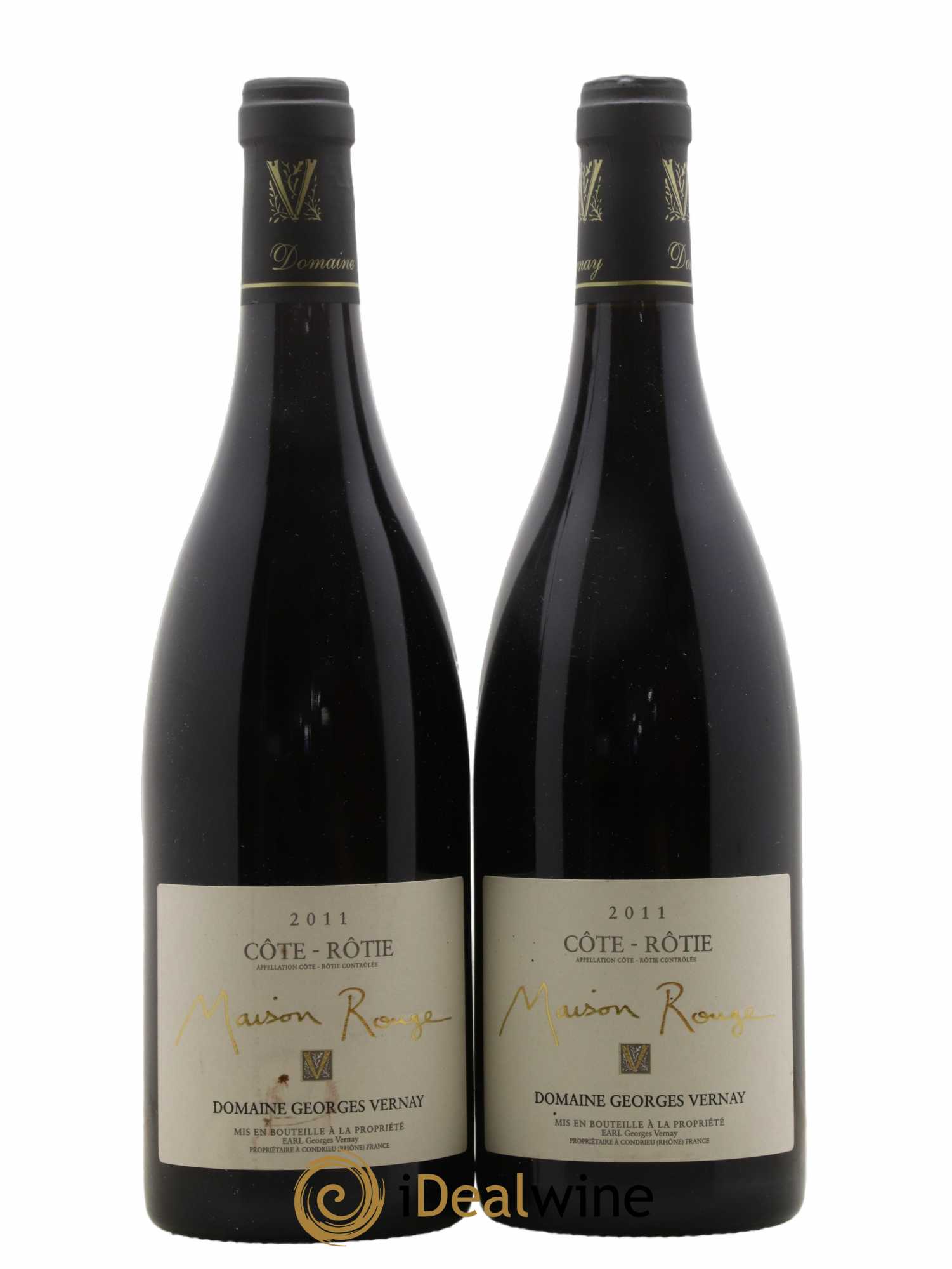 Côte-Rôtie Maison Rouge Georges Vernay 2011 - Lot de 2 bouteilles - 0