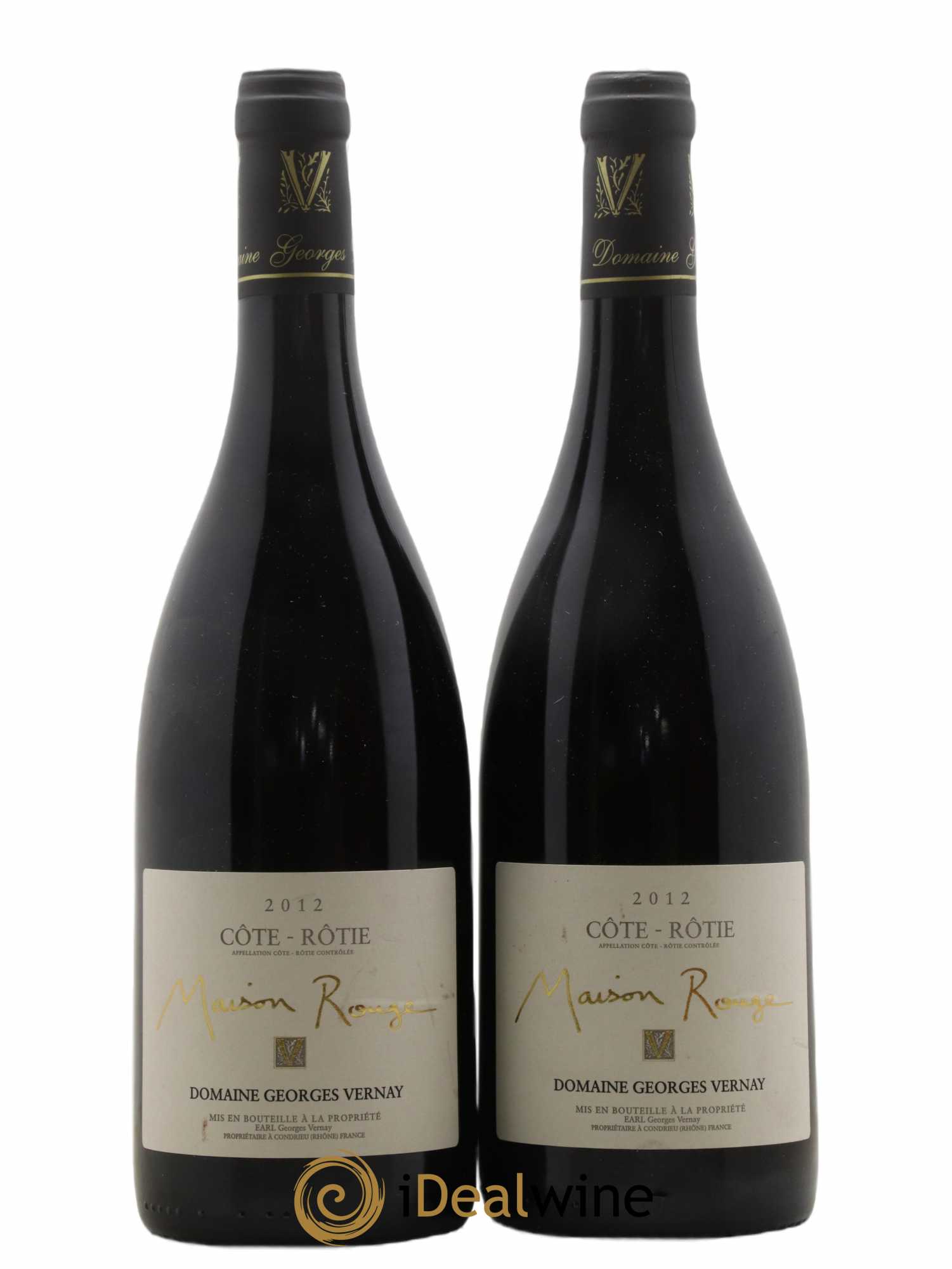 Côte-Rôtie Maison Rouge Georges Vernay 2012 - Lot de 2 bouteilles - 0