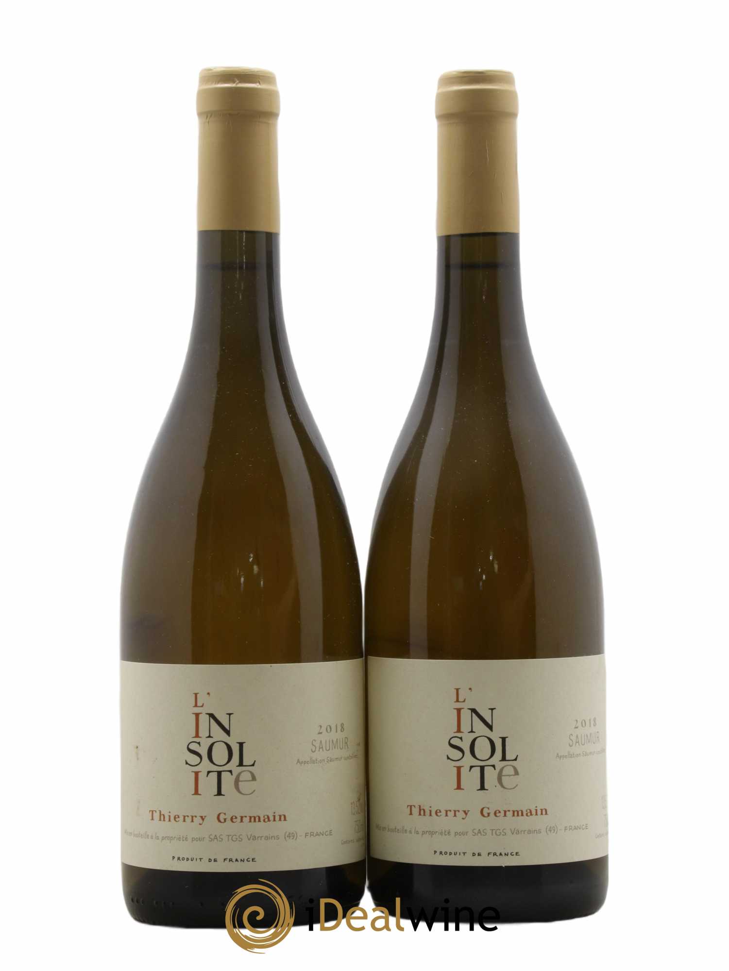 Saumur Insolite Domaine des Roches Neuves - Thierry Germain 2018 - Lot of 2 bottles - 0