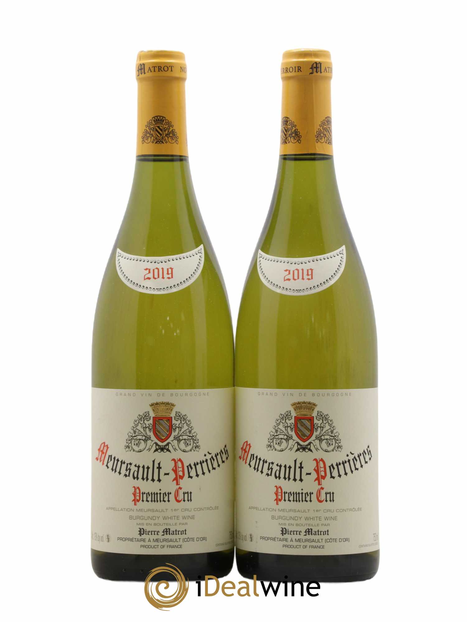 Meursault 1er Cru Perrières Matrot (Domaine) 2019 - Lot de 2 bouteilles - 0