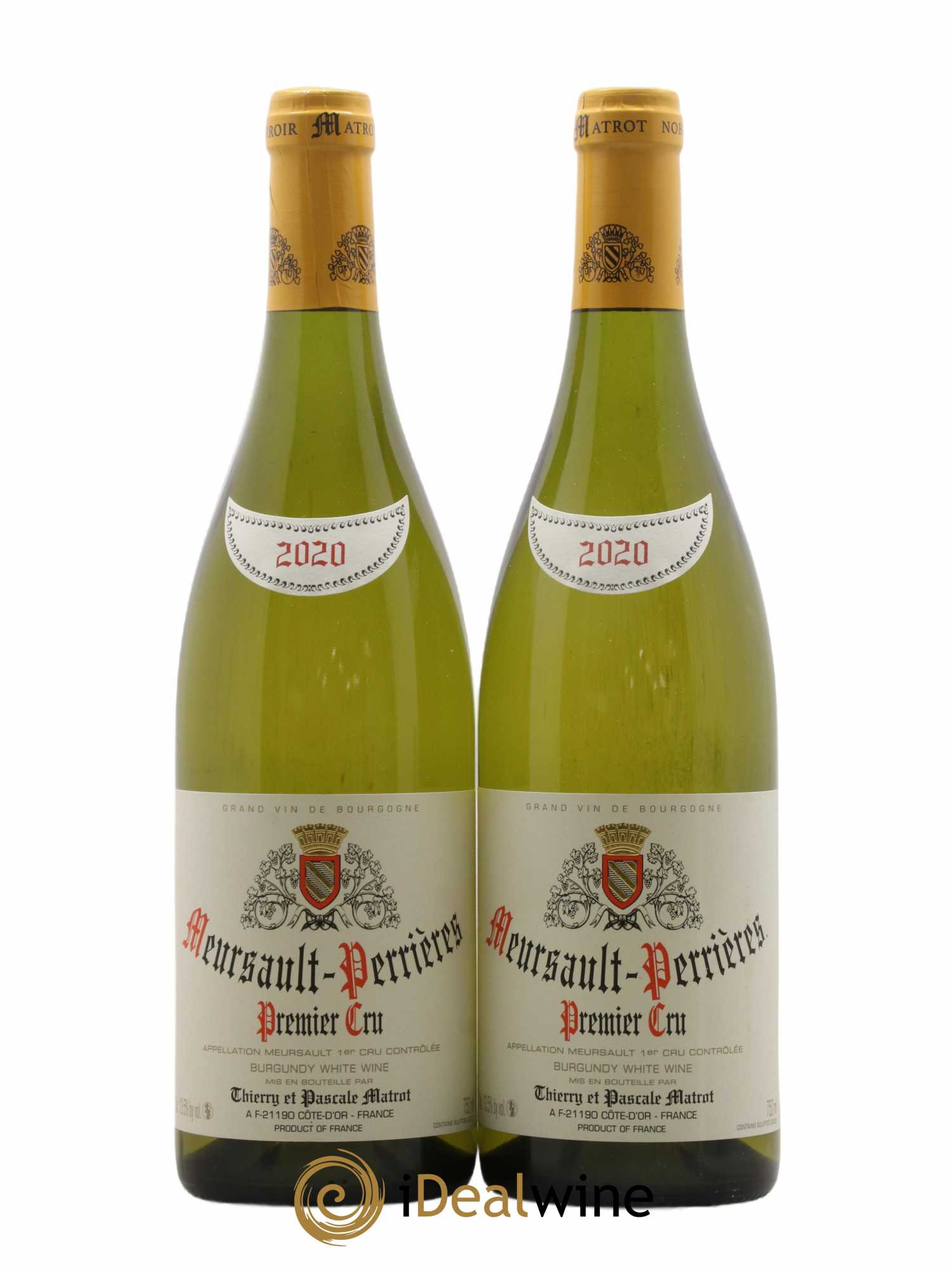 Meursault 1er Cru Perrières Matrot (Domaine) 2020 - Lot de 2 bouteilles - 0