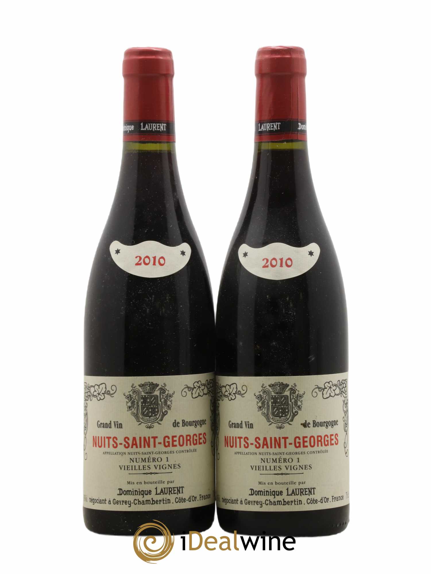 Nuits-Saint-Georges Dominique Laurent Numero 1 2010 - Lot of 2 bottles - 0