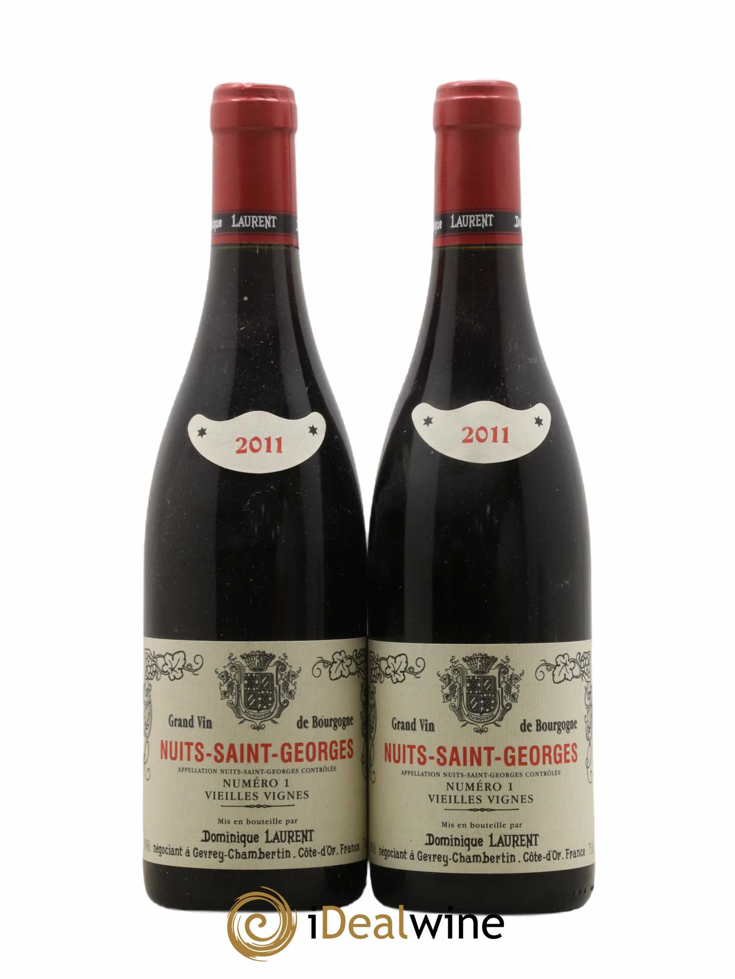Nuits-Saint-Georges Dominique Laurent Numero 1 2011 - Lot of 2 bottles - 0