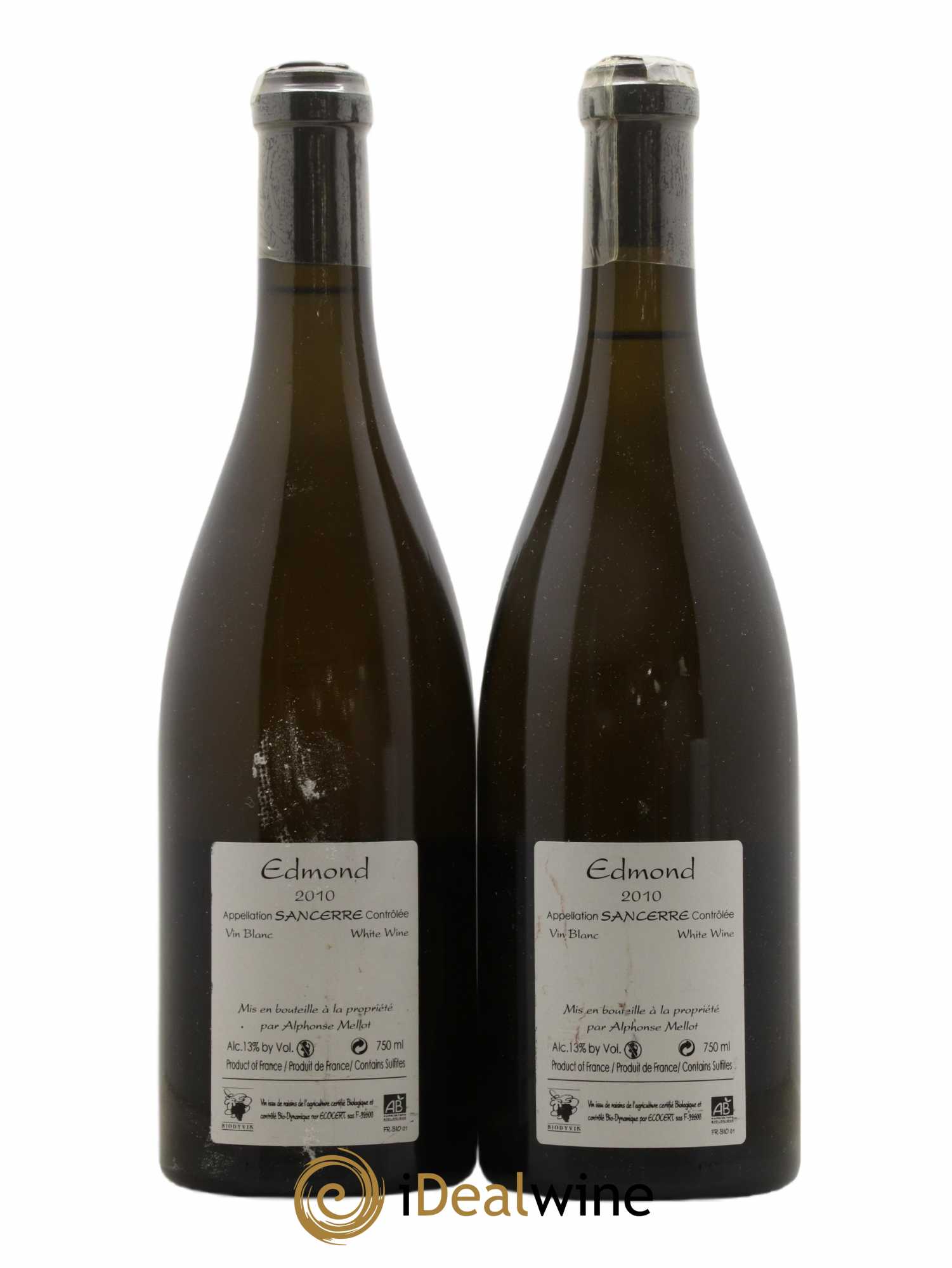Sancerre Cuvée Edmond Alphonse Mellot 2010 - Lot de 2 bouteilles - 1