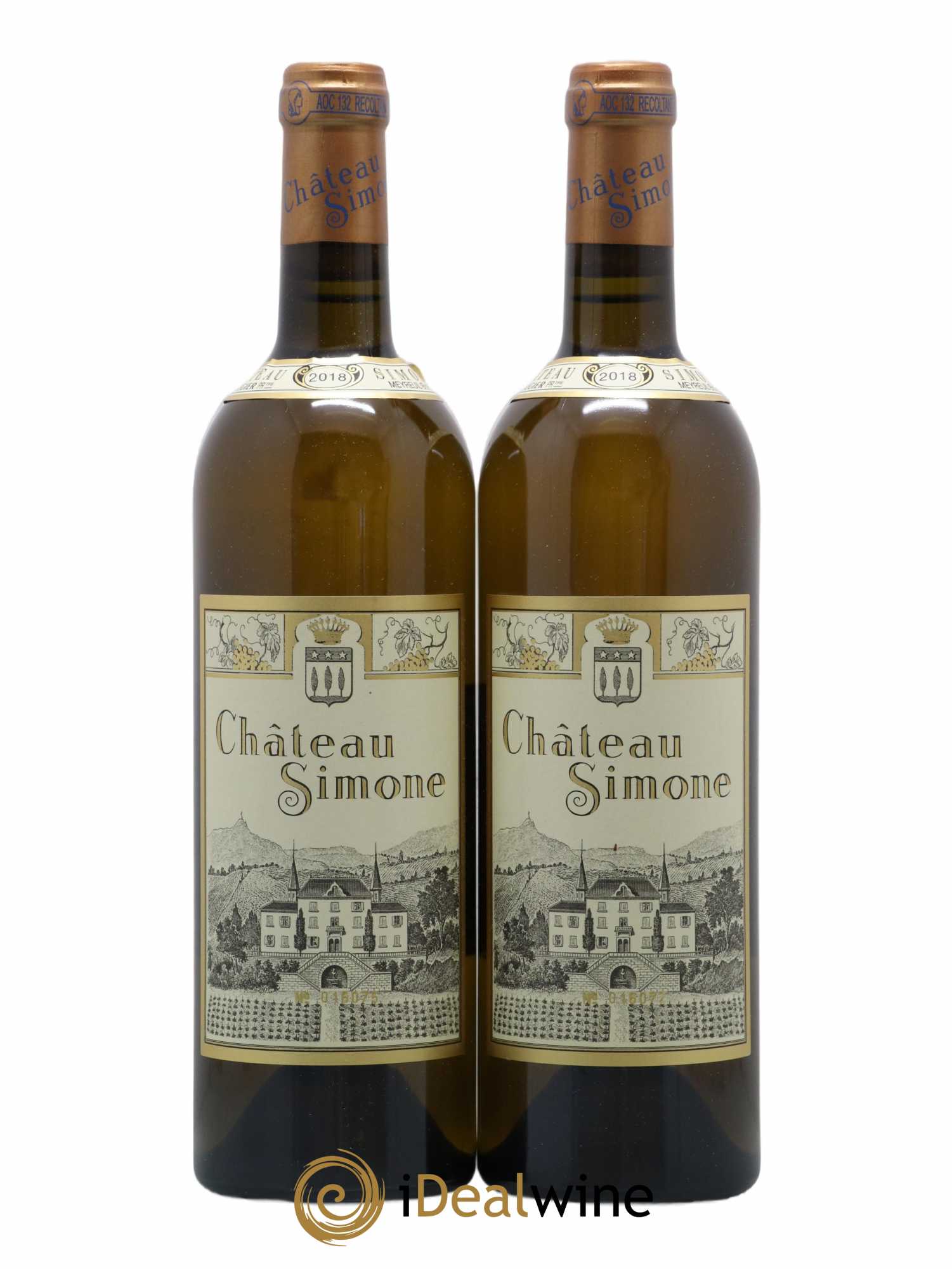 Palette Château Simone Famille Rougier 2018 - Posten von 2 Flaschen - 0