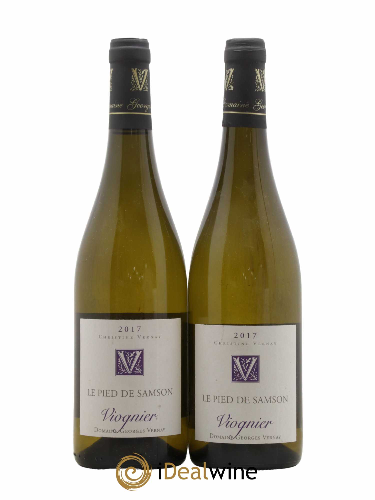 Collines Rhodaniennes Le Pied de Samson Georges Vernay 2017 - Lot de 2 bouteilles - 0