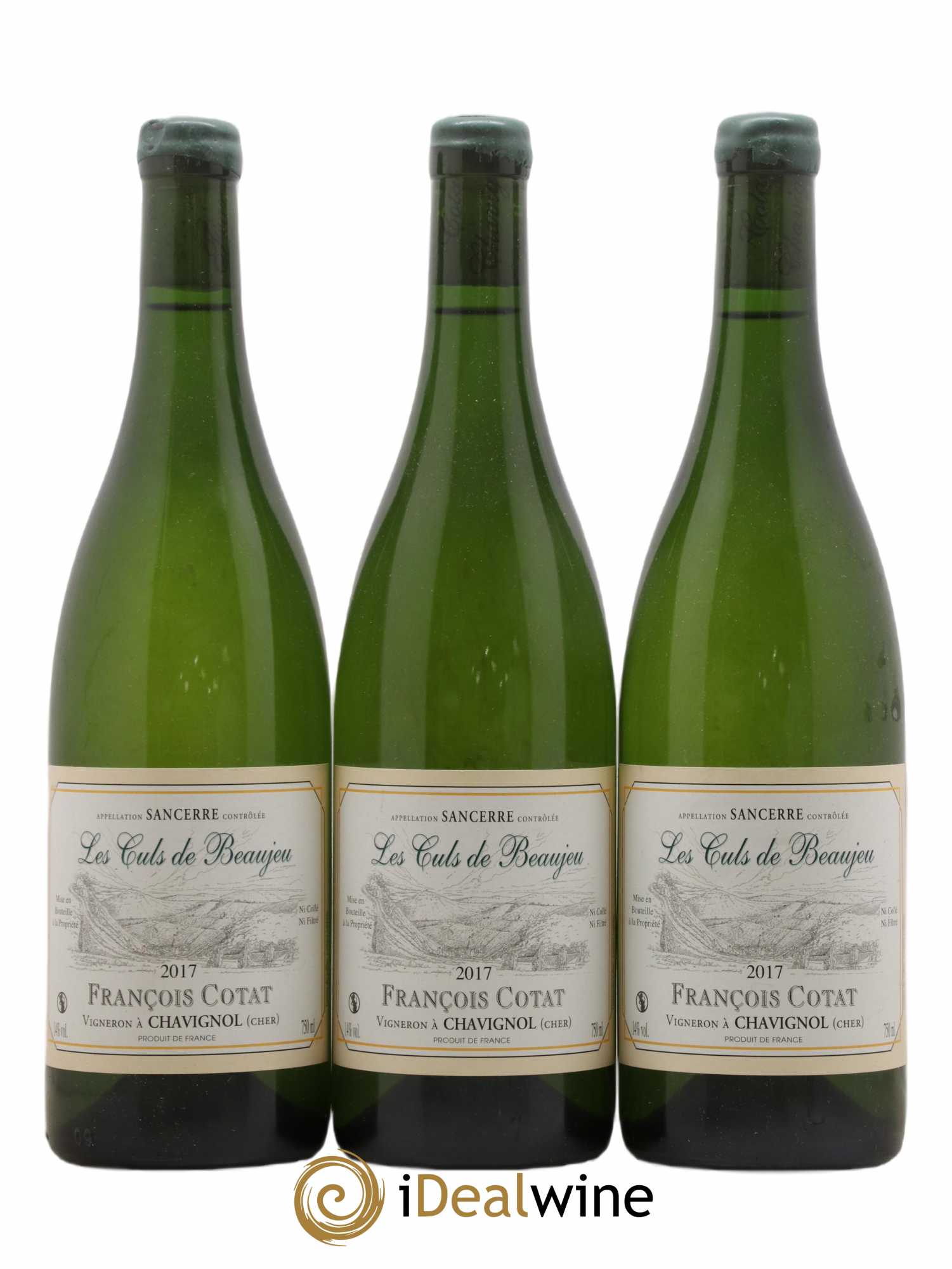 Sancerre Les Culs de Beaujeu François Cotat 2017 - Lot de 3 bouteilles - 0