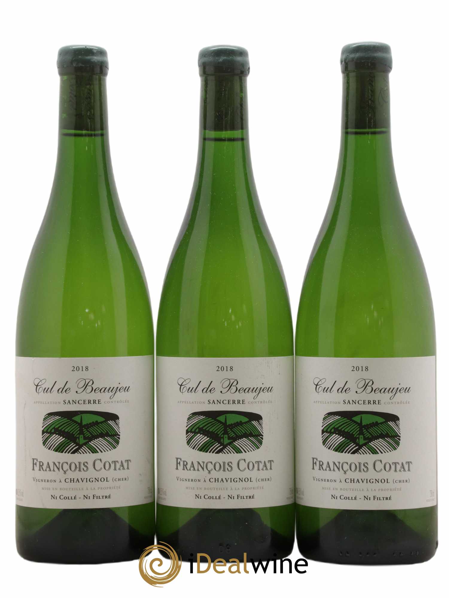 Sancerre Les Culs de Beaujeu François Cotat 2018 - Lot de 3 bouteilles - 0