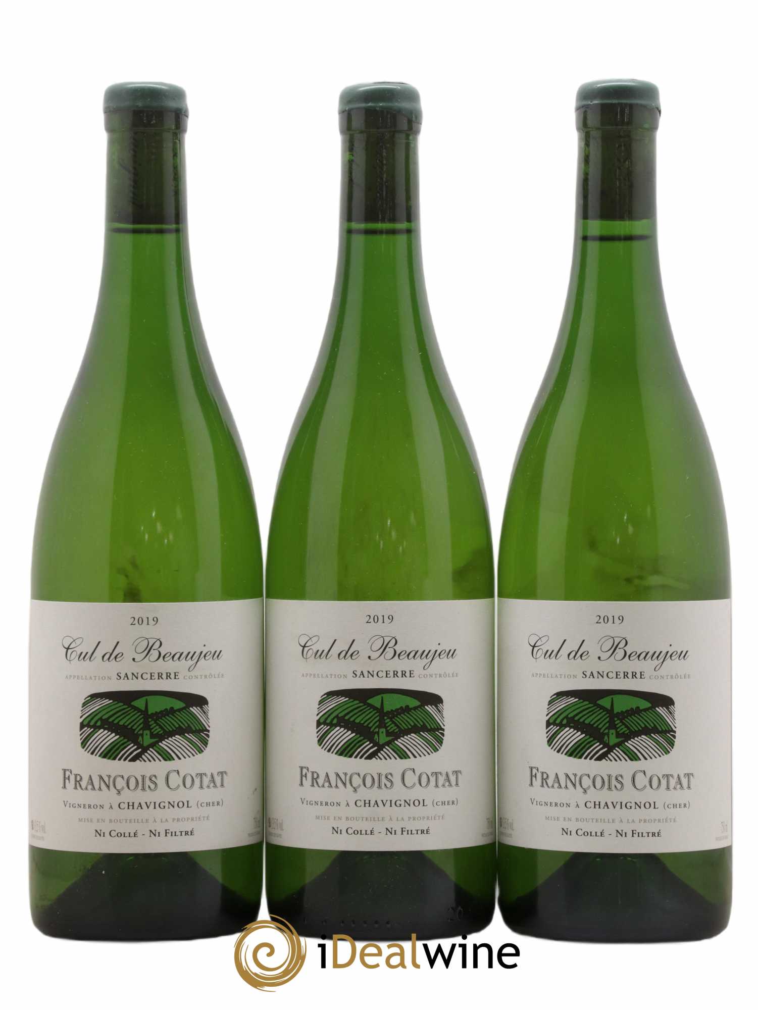 Sancerre Les Culs de Beaujeu François Cotat 2019 - Lot de 3 bouteilles - 0
