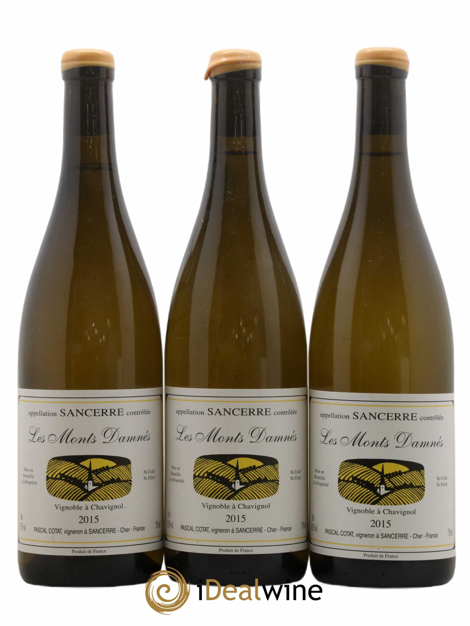 Sancerre Les Monts Damnés Pascal Cotat 2015 - Lot de 3 bouteilles - 0