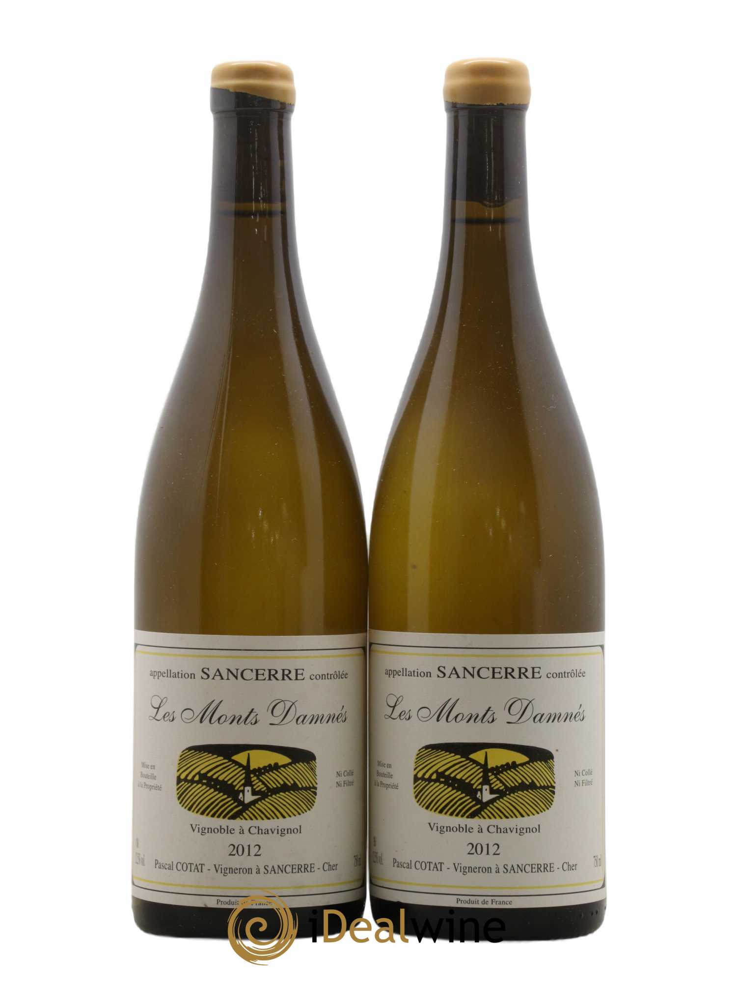 Sancerre Les Monts Damnés Pascal Cotat 2012 - Lot de 2 bouteilles - 0