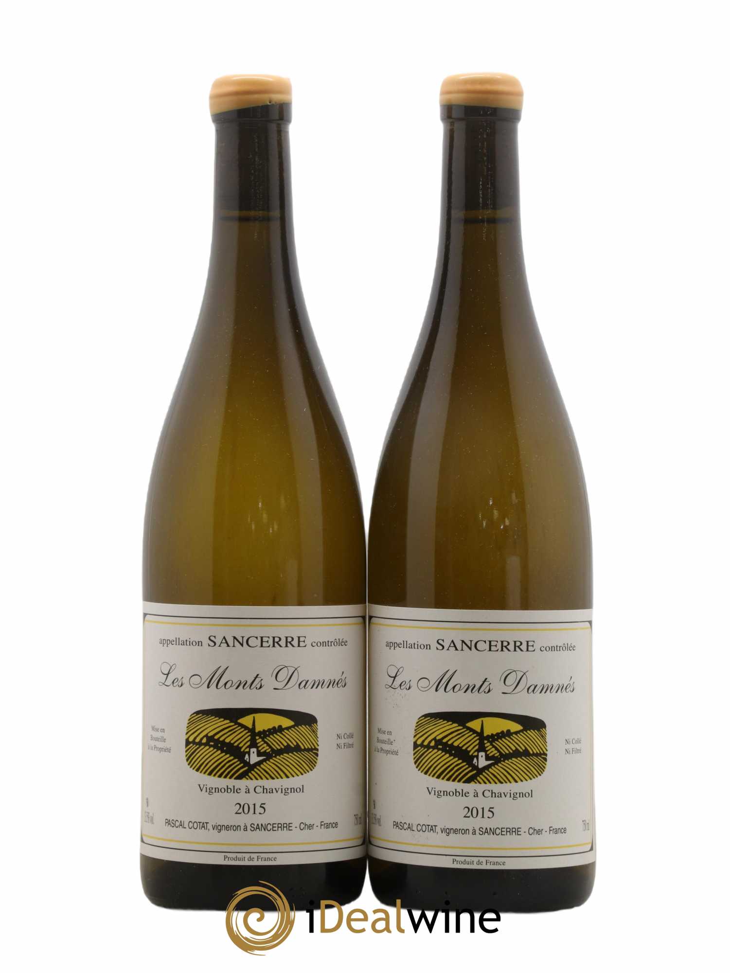 Sancerre Les Monts Damnés Pascal Cotat 2015 - Lot de 2 bouteilles - 0