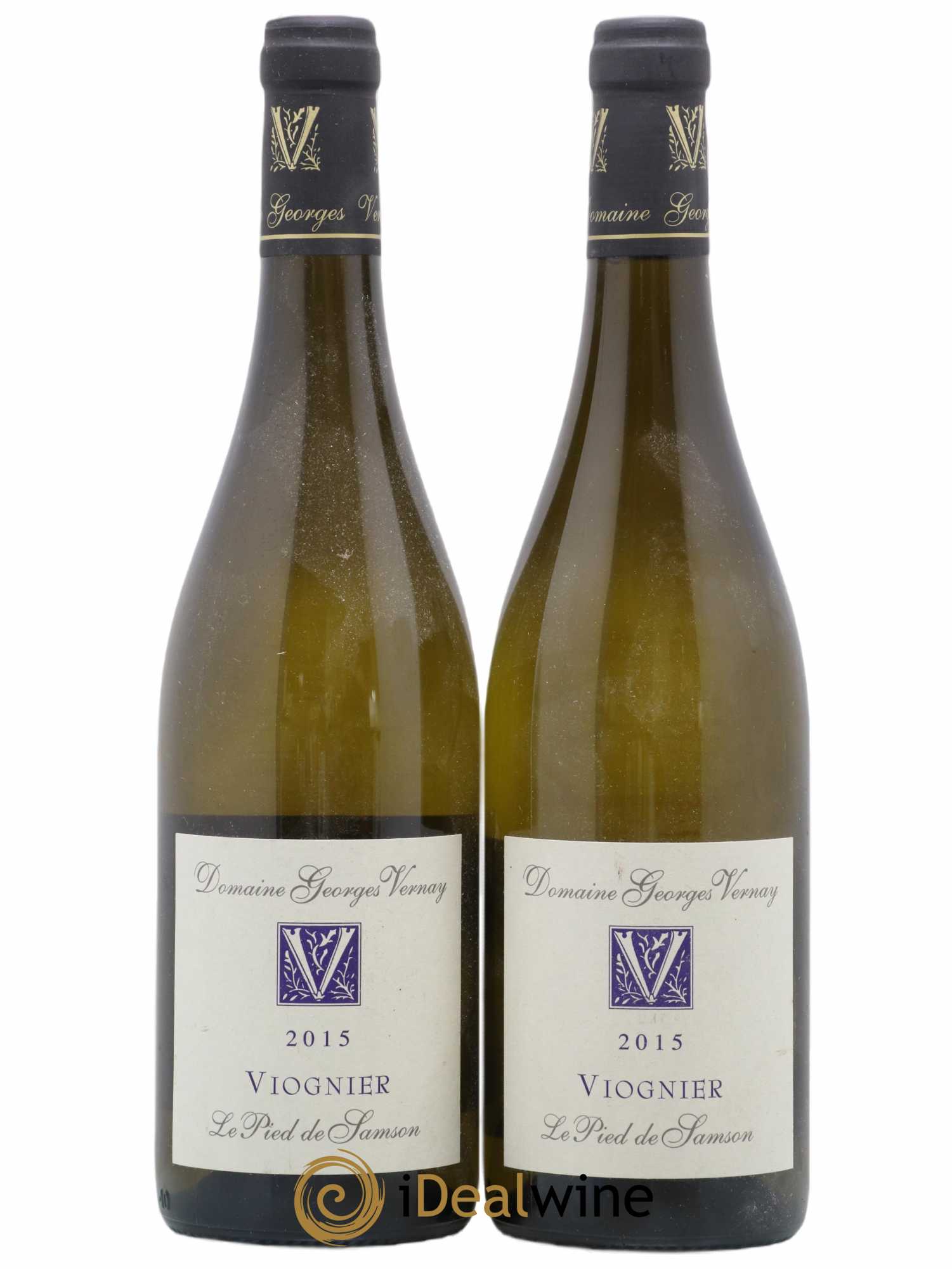 Collines Rhodaniennes Le Pied de Samson Georges Vernay 2015 - Lot of 2 bottles - 0